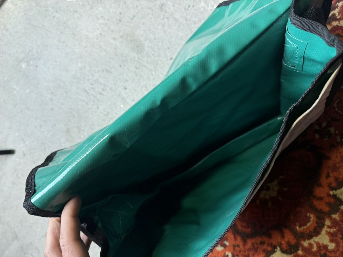 Japanese Brand × Vintage Vintage Y2K Raincoat Fraitag Style Green Midi Messenger Bag Size ONE SIZE - 5 Thumbnail