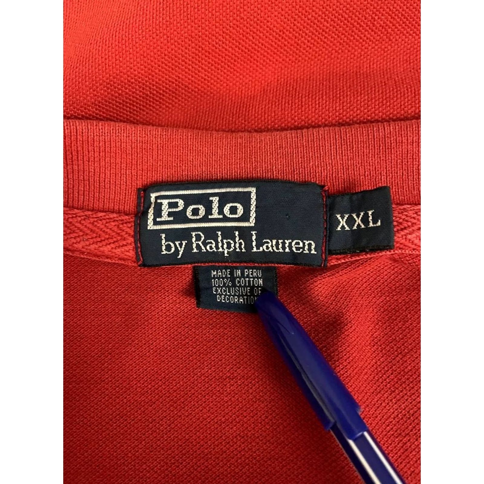 Polo Ralph Lauren Polo By Ralph Lauren Polo Shirt Mens 2XL Red Cotton USA Short Sleeve Size US XXL / EU 58 / 5 - 3 Thumbnail