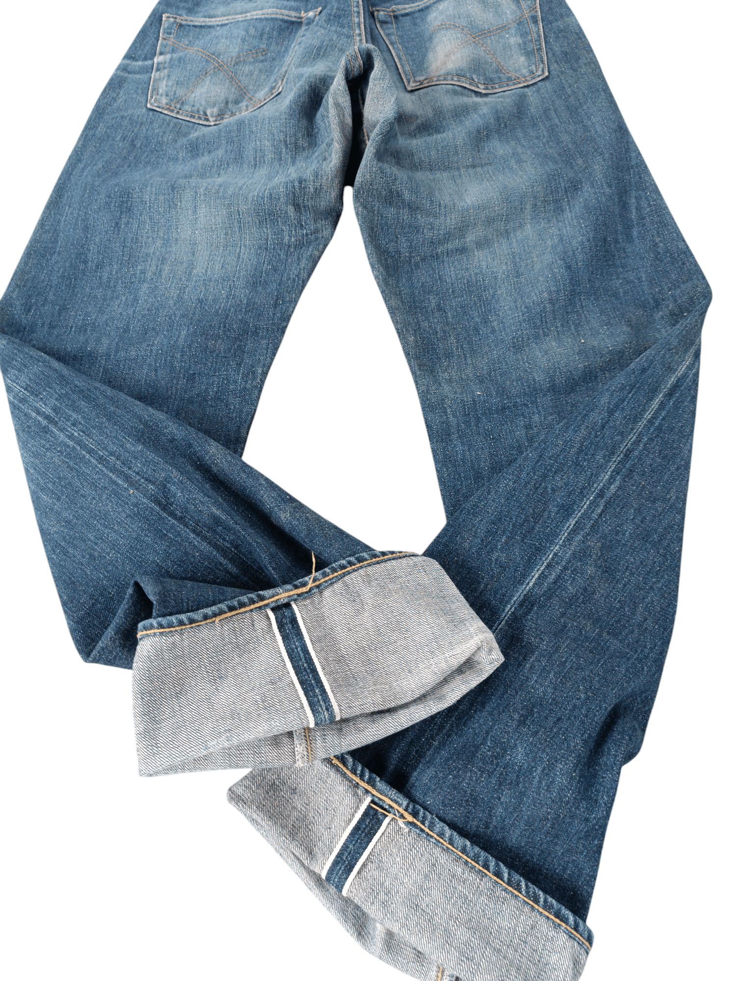 Japanese Brand Japanese Brand Batsu Denim 79 Lot J001 Selvedge Denim E199 Size US 30 / EU 46 - 4 Thumbnail