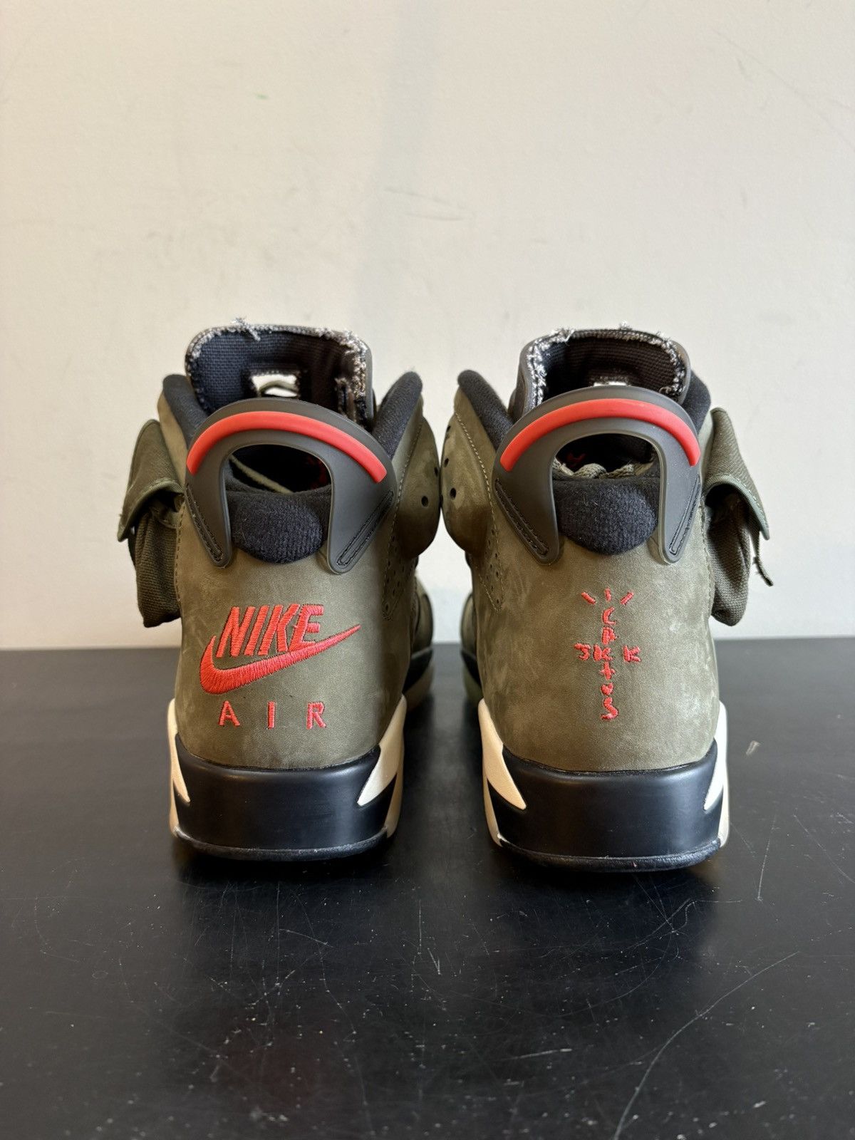 Jordan Brand Nike Jordan 6 Retro Travis Scott Olive Size US 9 / EU 42 - 5 Thumbnail