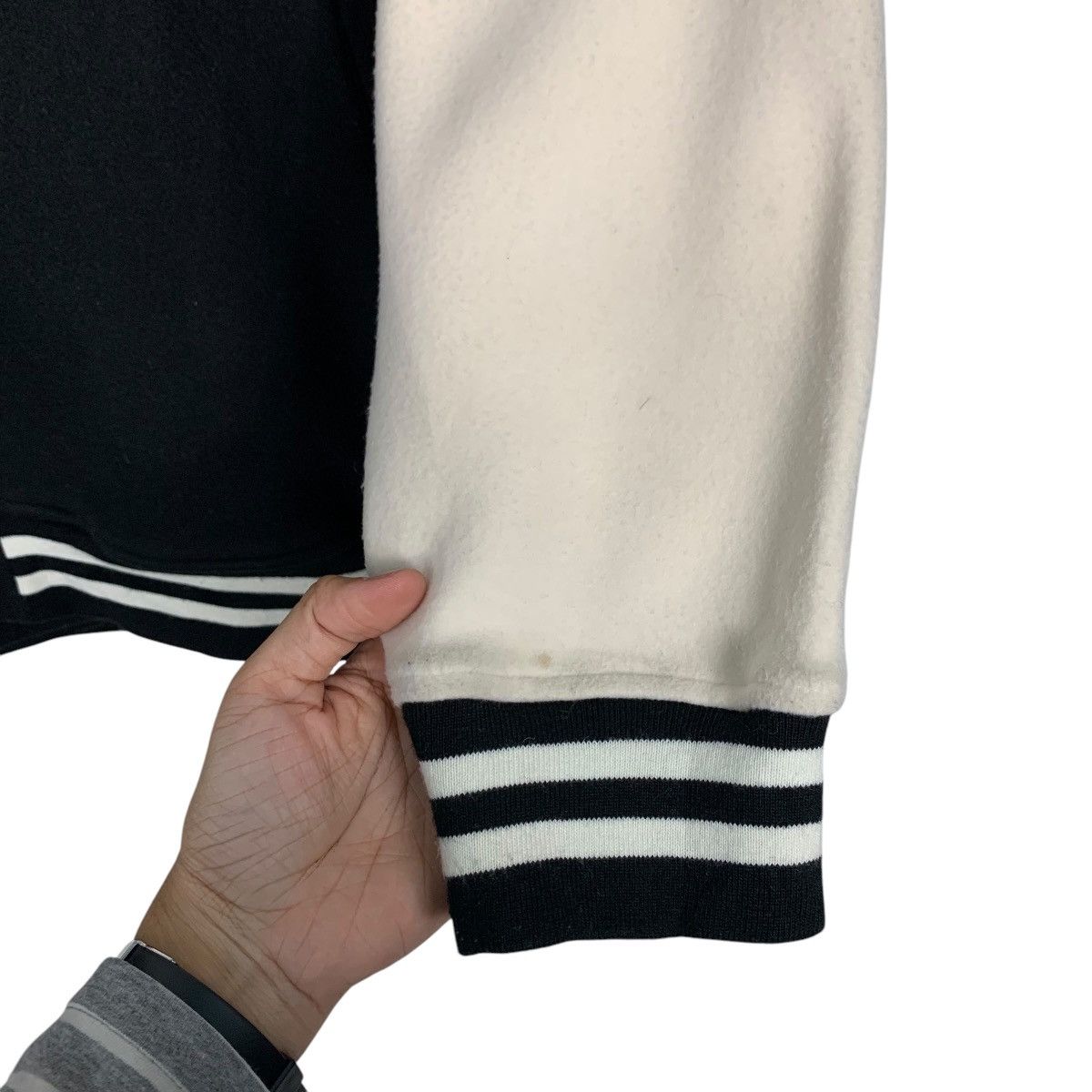Japanese Brand DENIFITS Classic Style Varsity Jacket #2697-C121 Size US XXL / EU 58 / 5 - 13 Thumbnail