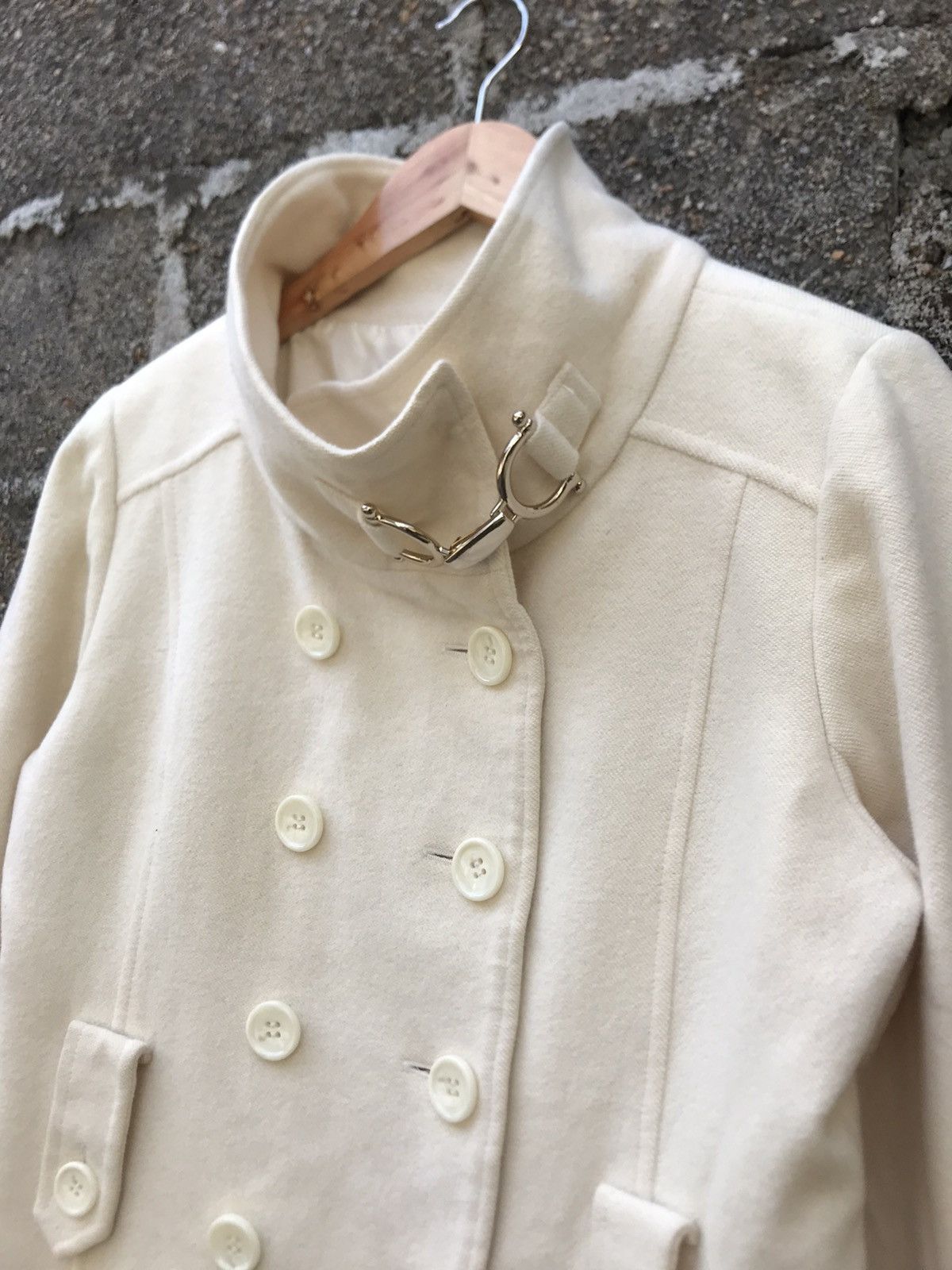 Japanese Brand 🔥Peyton Place Bondage Double Breasted Trench Coat Jacket Size M / US 6-8 / IT 42-44 - 4 Thumbnail
