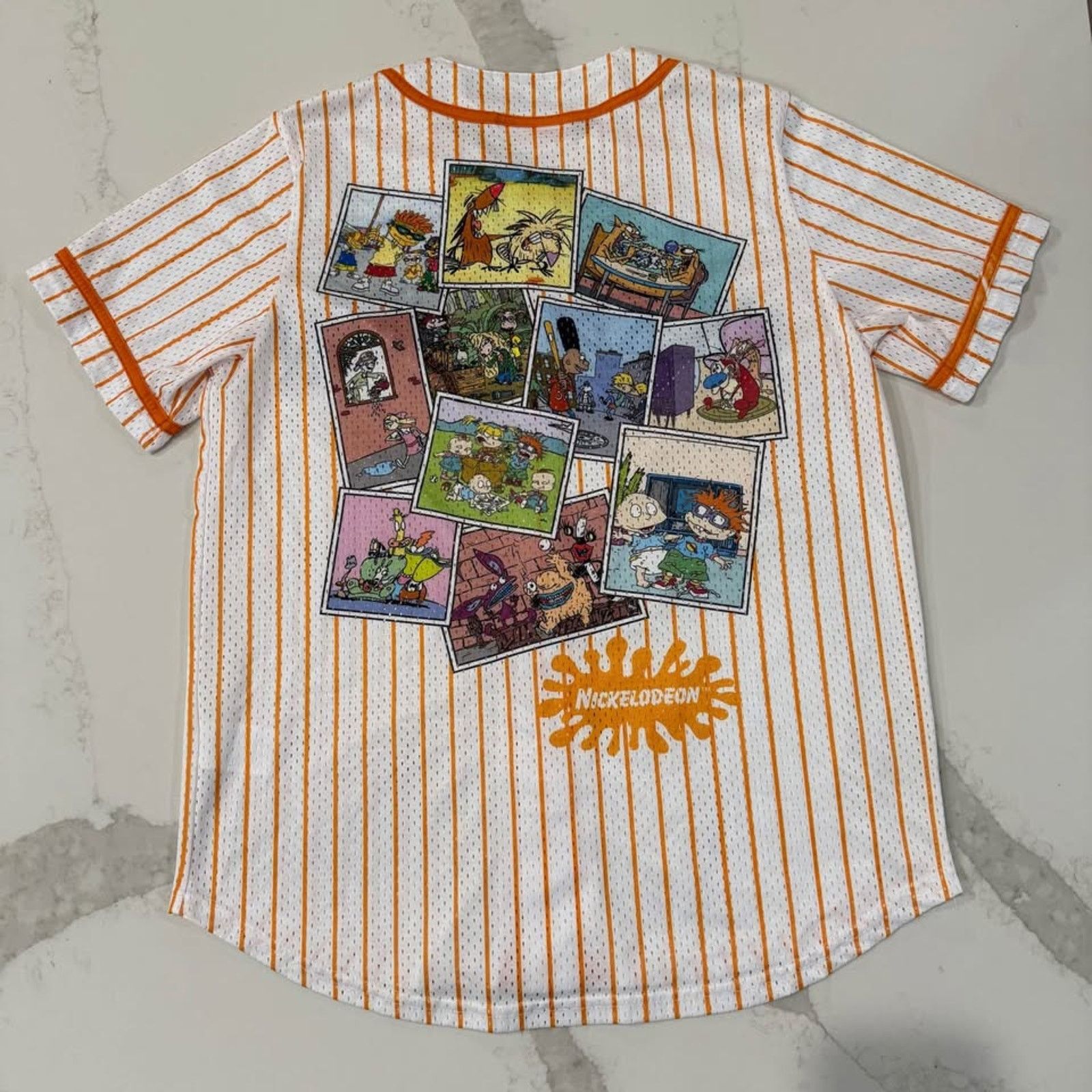 Nickelodeon Nickelodeon y2k Retro Graphic Baseball Jersey Men's Medium Size US M / EU 48-50 / 2 - 6 Thumbnail