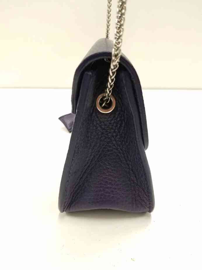 Furla FURLA Julia Mini Bag Chain Strap w/ Lock & Key Indigo Size ONE SIZE - 6 Thumbnail