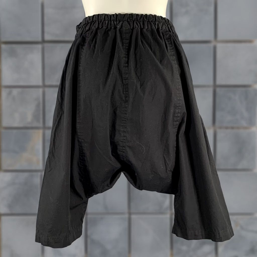 Comme des Garcons Girl COMME des GARCONS Drop crotch Shorts Black Cotton Size S Womens Size 28" / US 6 / IT 42 - 1 Thumbnail