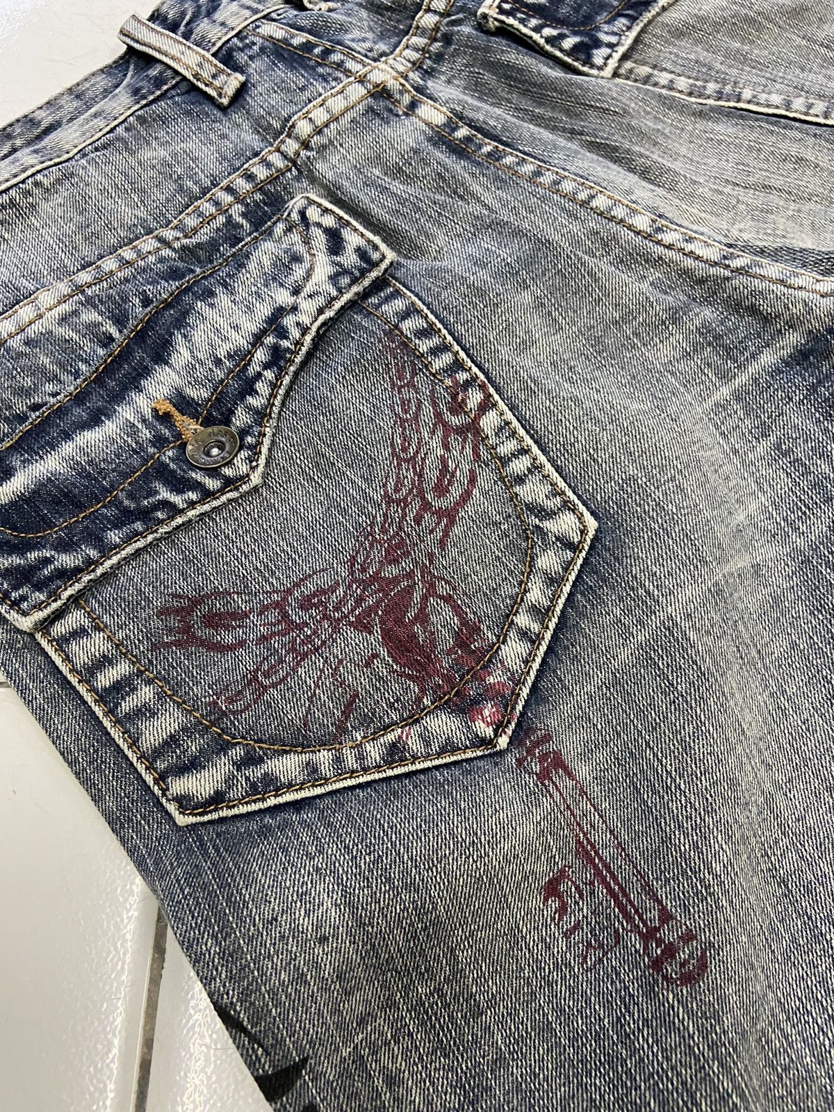semanticdesign SEMANTICDESIGN JAPAN GUN DESIGN DENIM JEANS Size US 32 / EU 48 - 9 Thumbnail