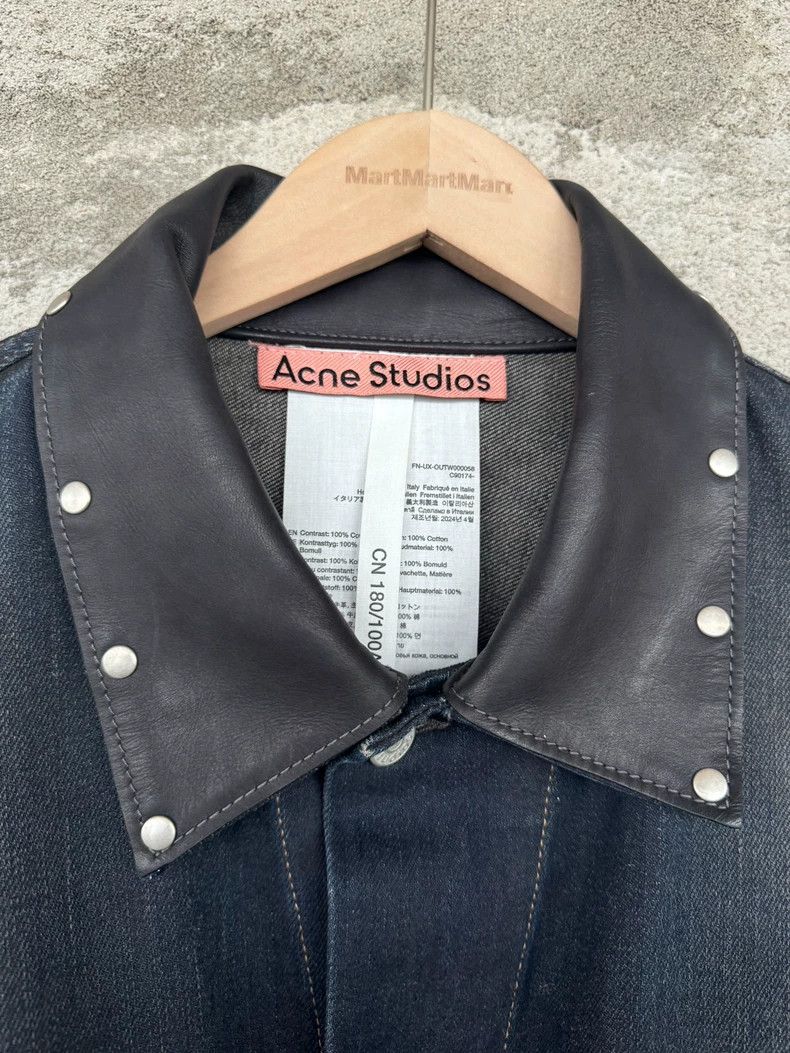 Acne Studios Acne Studios 24 FW Patchwork Collar Ripple Washed Denim Ja Size US L / EU 52-54 / 3 - 6 Thumbnail