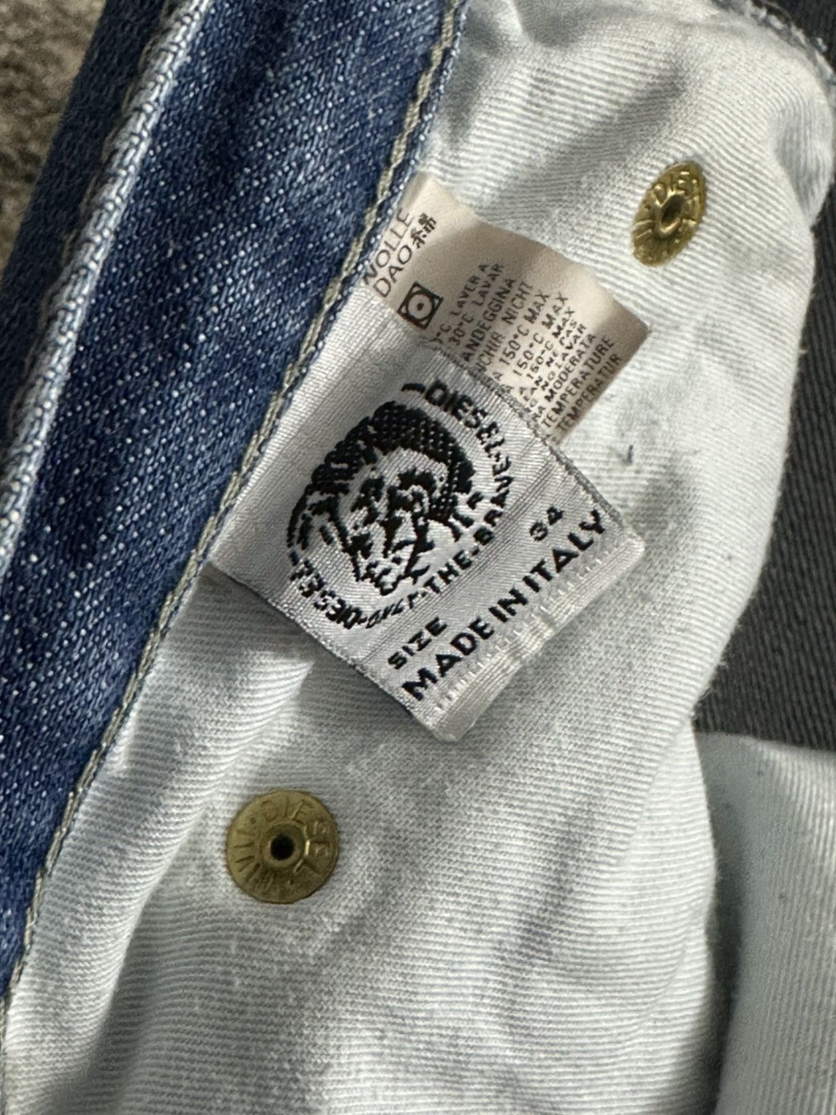 Diesel Made in italy Diesel Vintage denim Jeans Pants rare Size US 34 / EU 50 - 8 Thumbnail