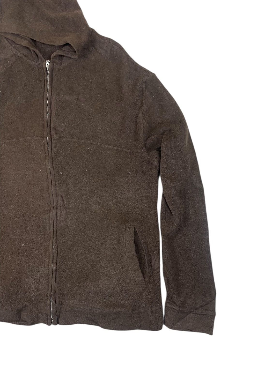 Guess Vintage Guess Brown Zip Up Fleece Sweater Size US M / EU 48-50 / 2 - 5 Thumbnail