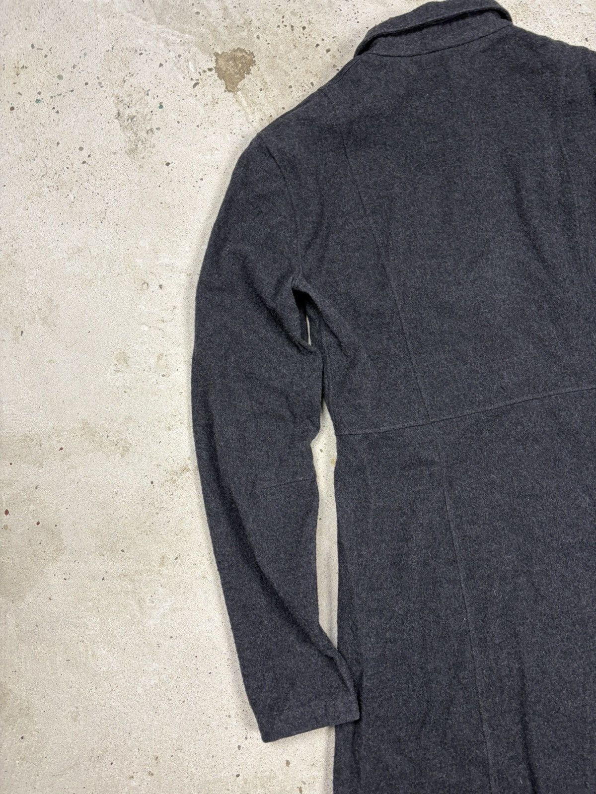 Jil Sander Jil Sander Virgin Wool Blend Black/Gray Long Sleeve Dress Size XS / US 0-2 / IT 36-38 - 18 Thumbnail