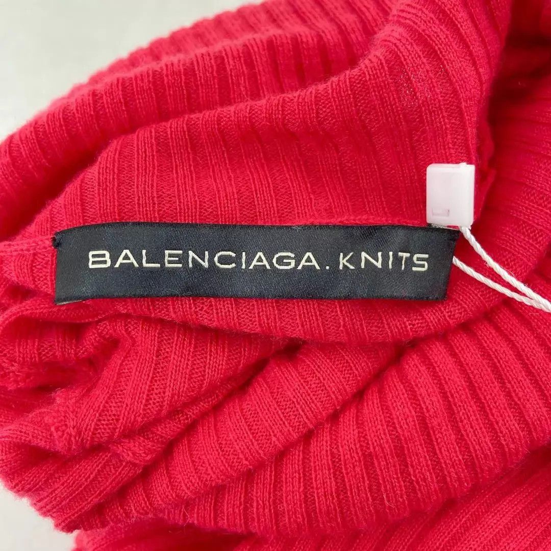 Balenciaga Balenciaga watermelon red knit turtleneck top 36 Size XS / US 0-2 / IT 36-38 - 6 Thumbnail