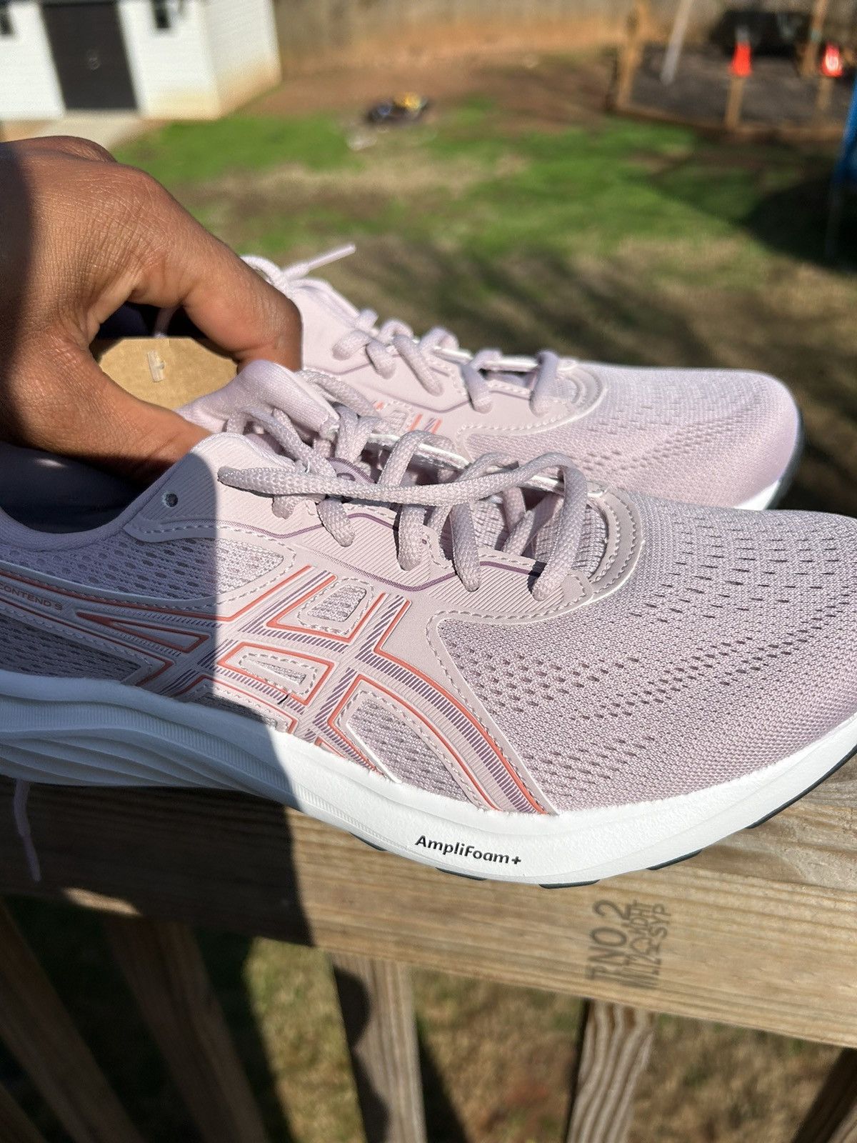 Asics Asics Pink Sneakers Size US 8.5 / IT 38.5 - 1 Thumbnail