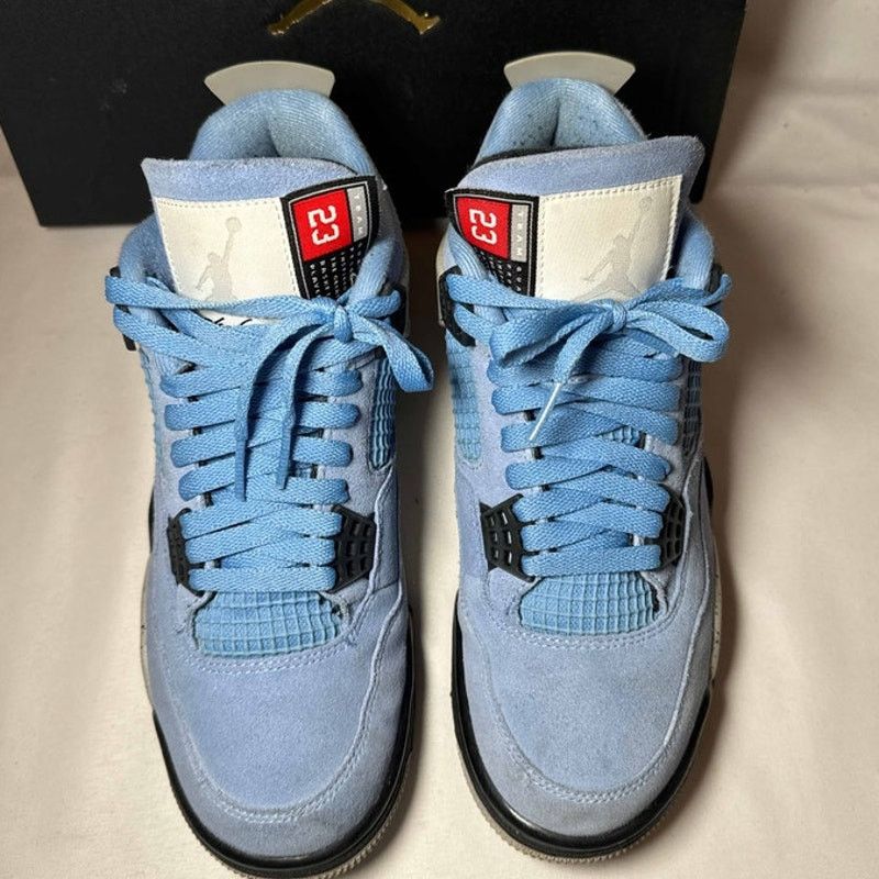 Jordan Brand × Nike Size 7.5 Nike Air Jordan 4 Retro University Blue Men's Shoes Size US 7.5 / EU 40-41 - 4 Thumbnail