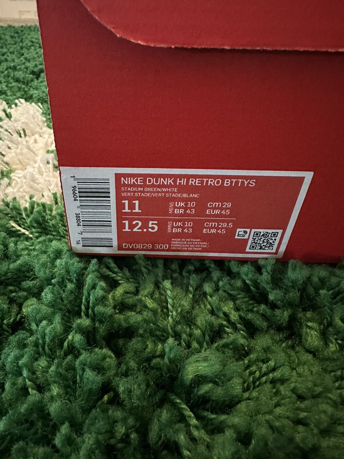Nike Nike Dunk Hi BTTYS Green Sneakers 11 Size US 11 / EU 44 - 8 Thumbnail