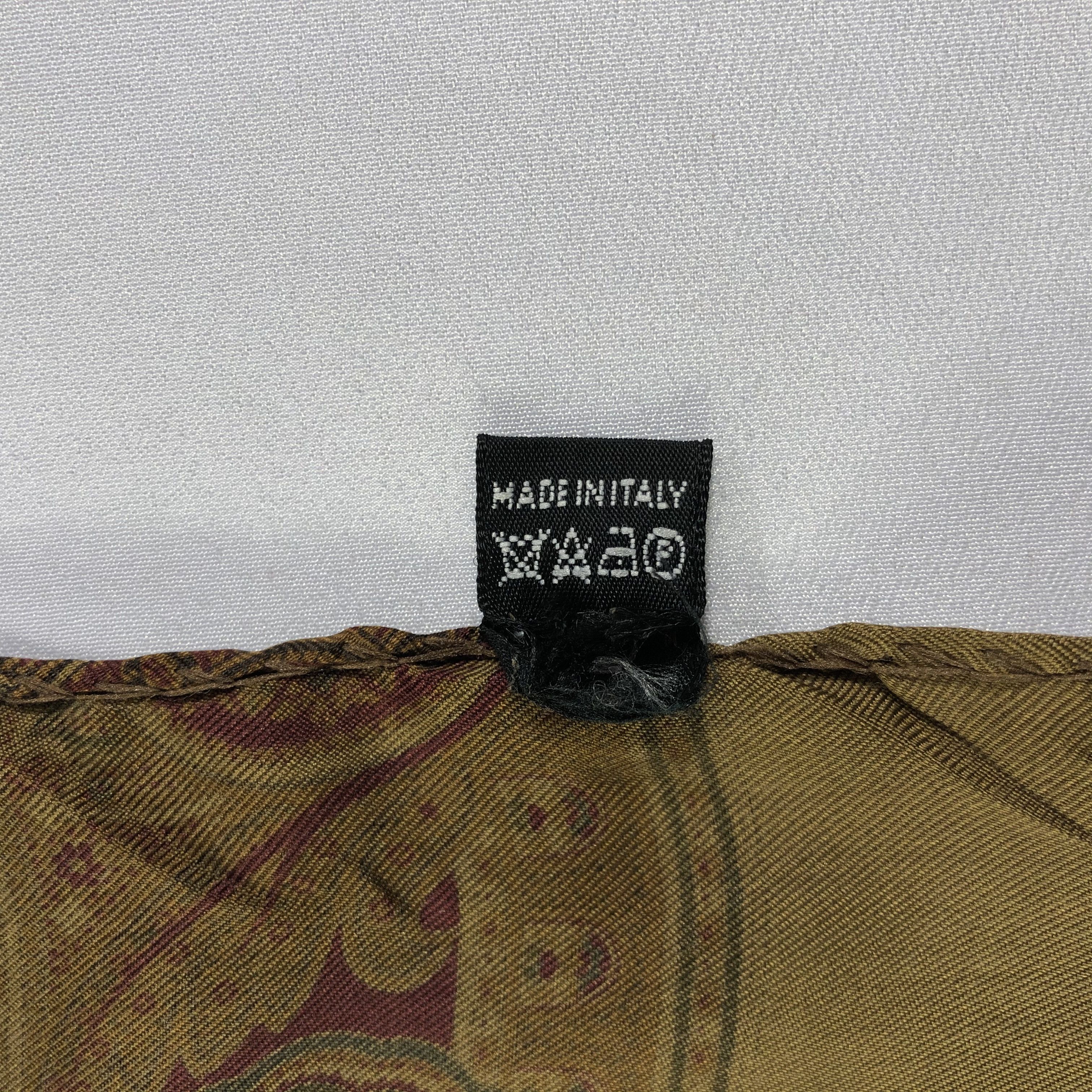 Vintage Vintage Alpha Cubic Silk Scarf Size ONE SIZE - 6 Thumbnail