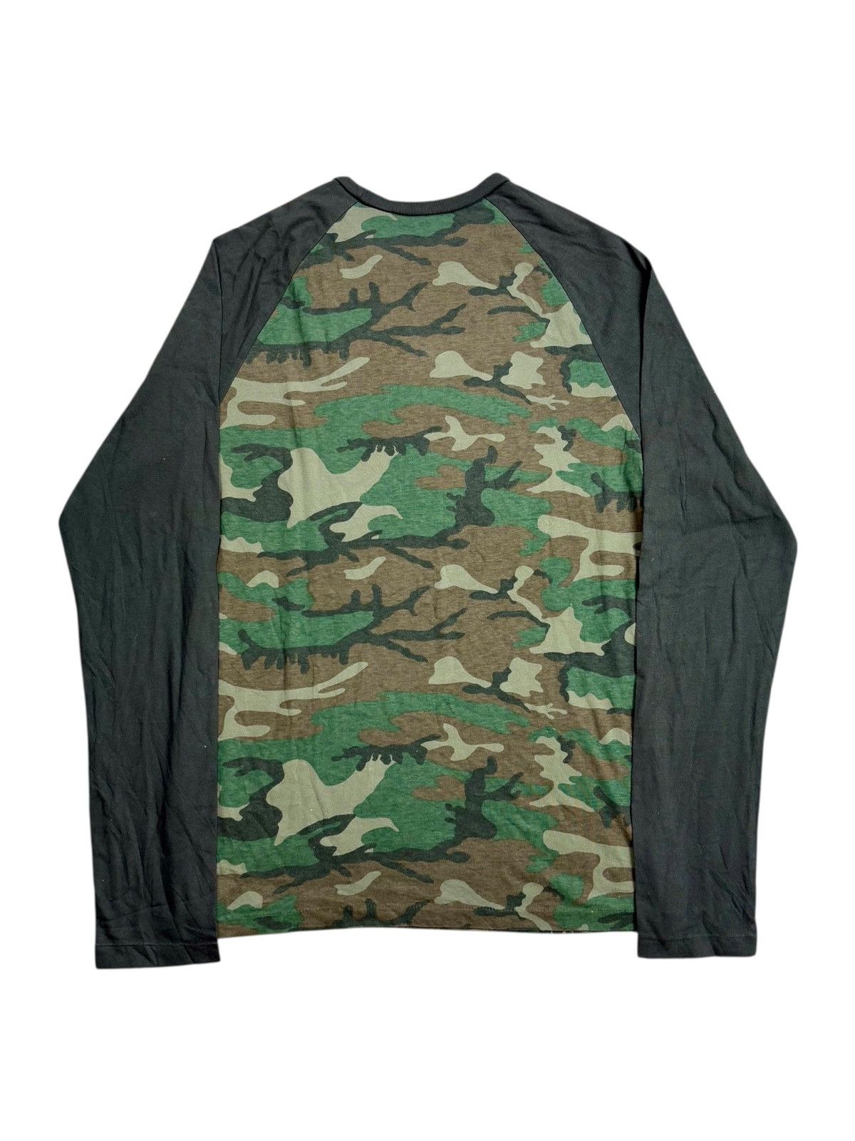 GOA 2000s Ralph Lauren - Indian Skull Camo Raglan Size US S / EU 44-46 / 1 - 2 Thumbnail