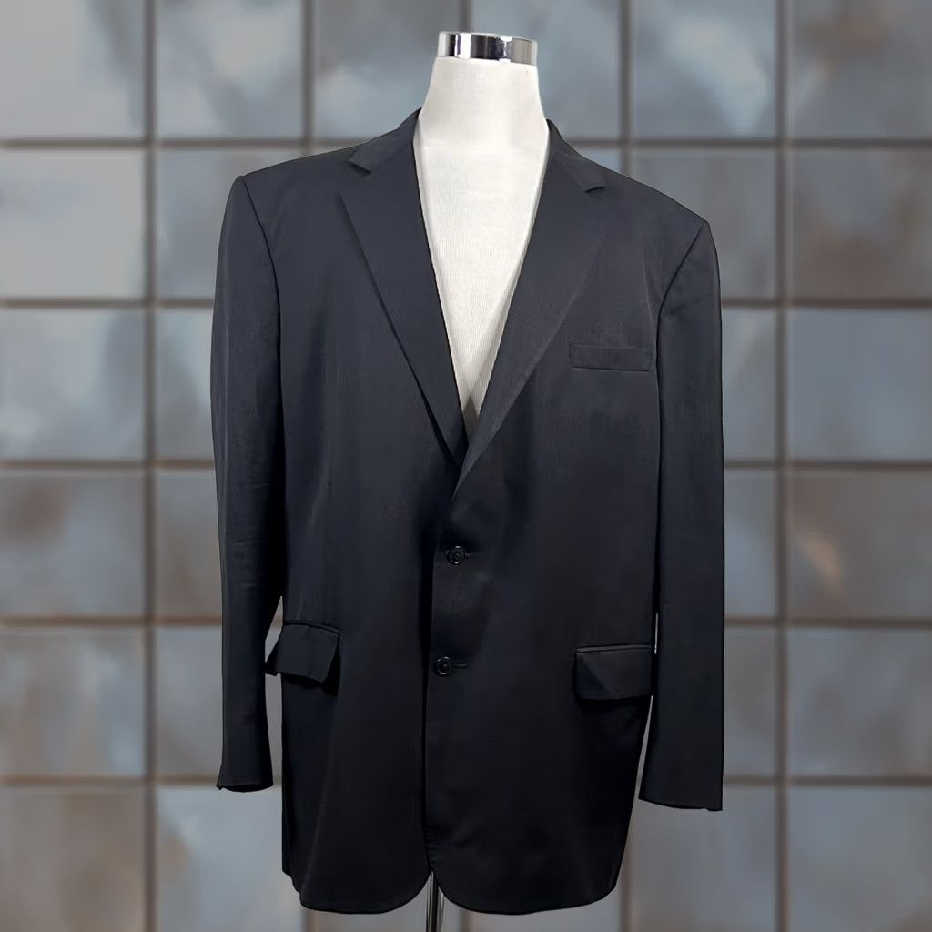 Jos. A. Bank Jos A Bank 52XL Sport Coat 100% Wool Dark Gray Two Button Lined Vented Formal Jacket Coat Mens Size US XS / EU 42 / 0 - 1 Thumbnail