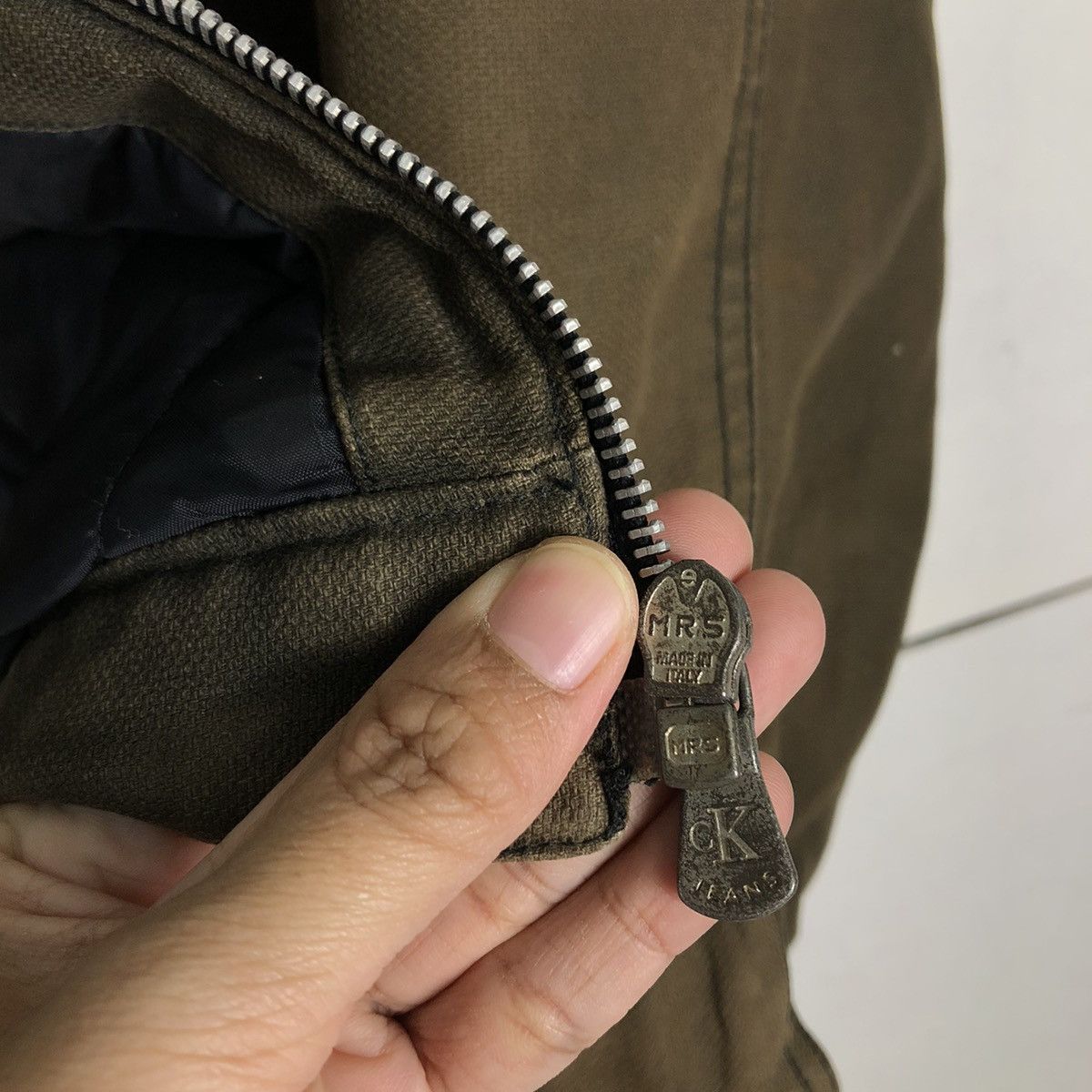 Japanese Brand 🔥90’s Vintage Bomber Jacket Duck Canvas Chore Calvin Klein Size US L / EU 52-54 / 3 - 15 Thumbnail
