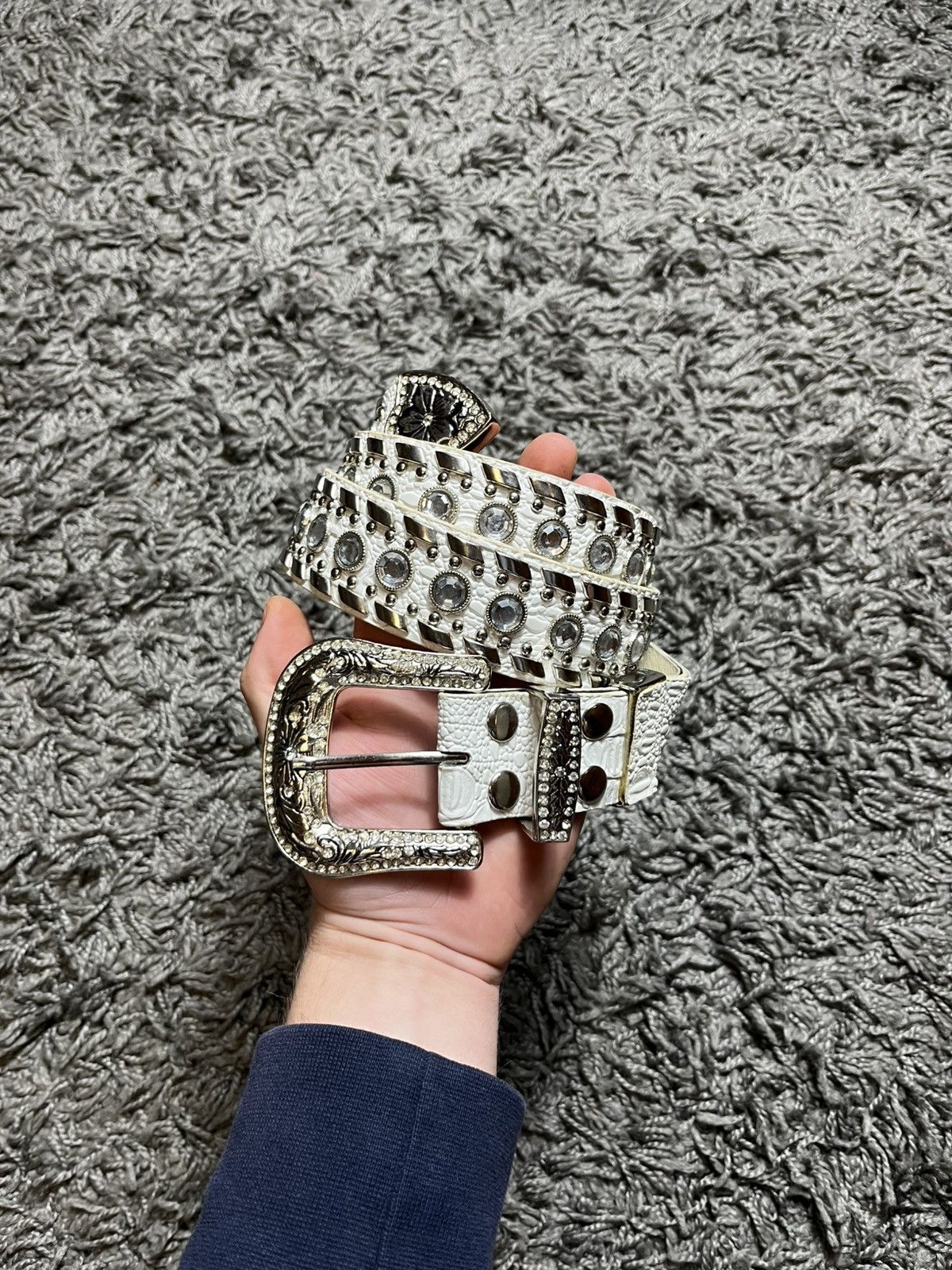 Japanese Brand VINTAGE 90s ROCK EMO GOTH PUNK BB SIMON STYLE BELT Size ONE SIZE - 1 Thumbnail