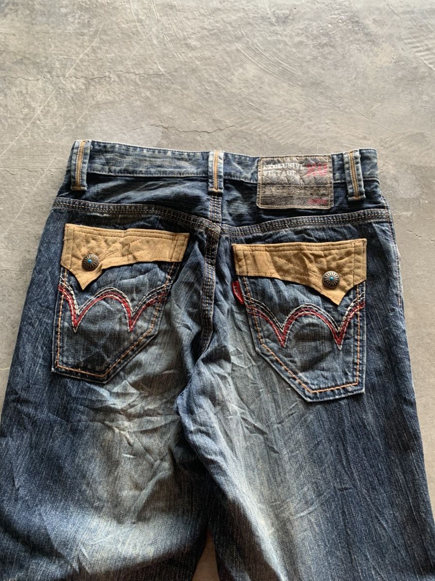 Edwin distressed flare vintage exclusive EDWIN jeans western style Size US 32 / EU 48 - 12 Thumbnail