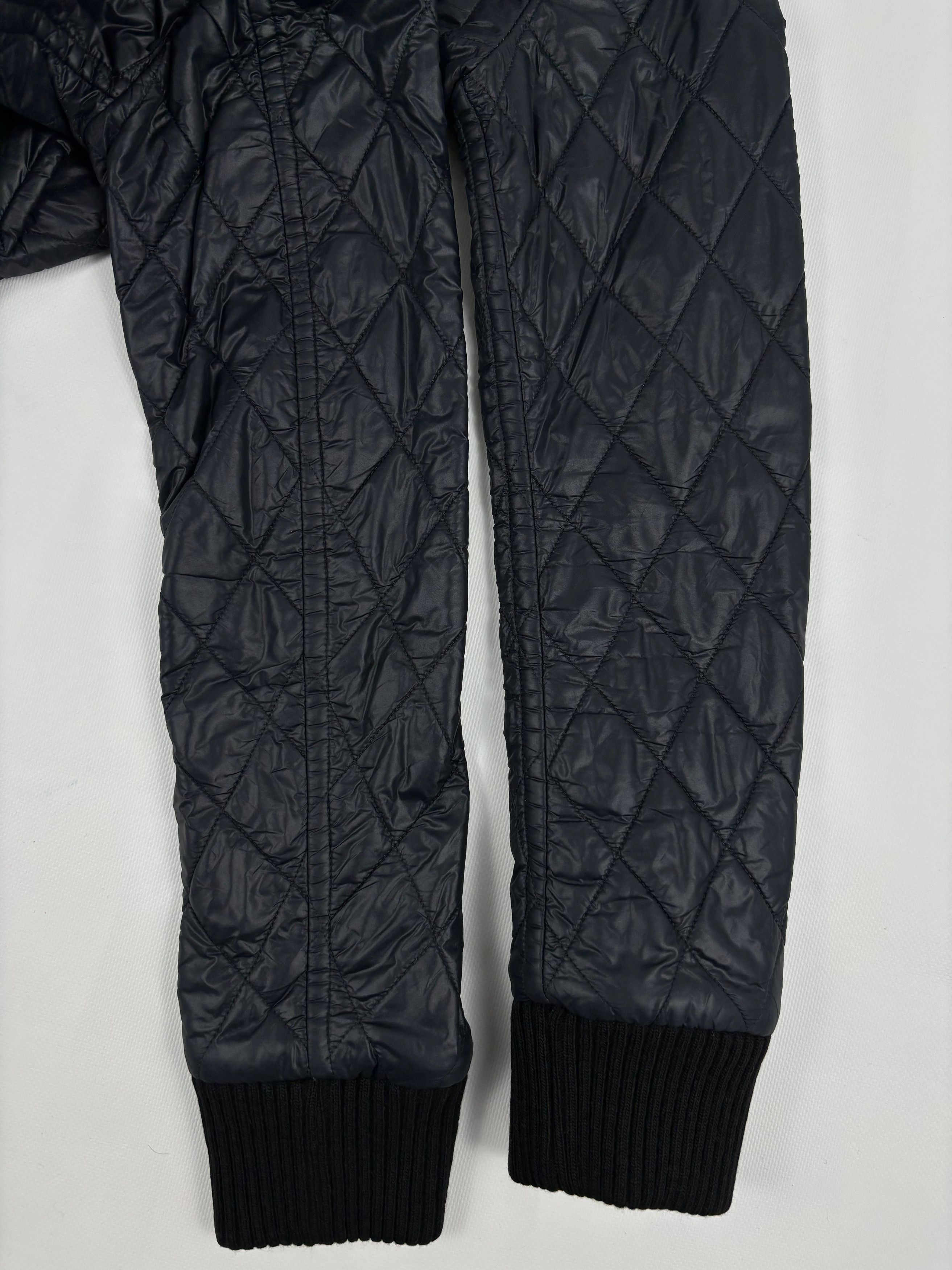 Burberry London Nova Check Biker Ribbed Cuffs Quilted Jacket Full-Zip Bomber Size M / US 6-8 / IT 42-44 - 18 Thumbnail