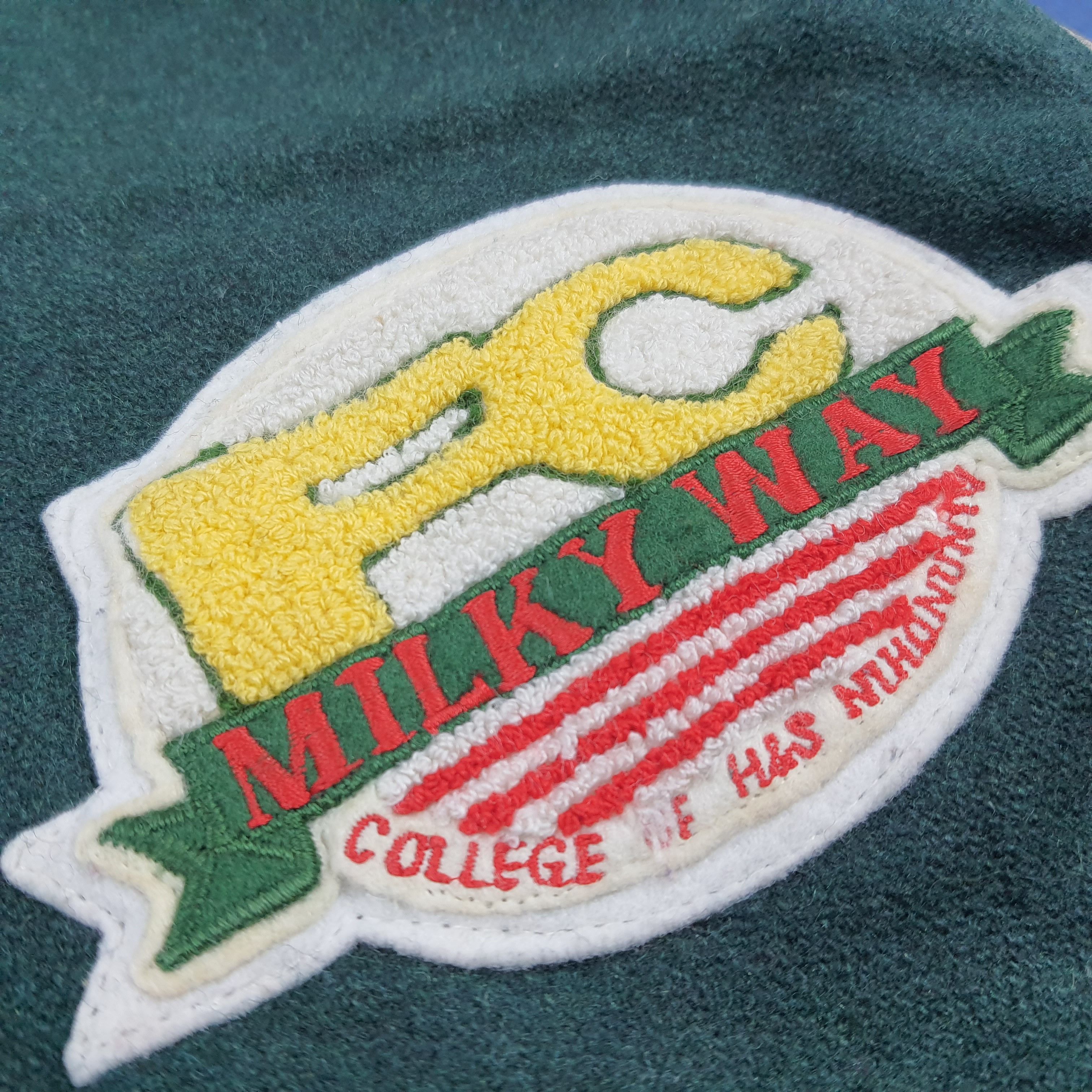 Japanese Brand Milky Way Football Club Varsity Letterman Jacket C291N23 Size US M / EU 48-50 / 2 - 5 Thumbnail