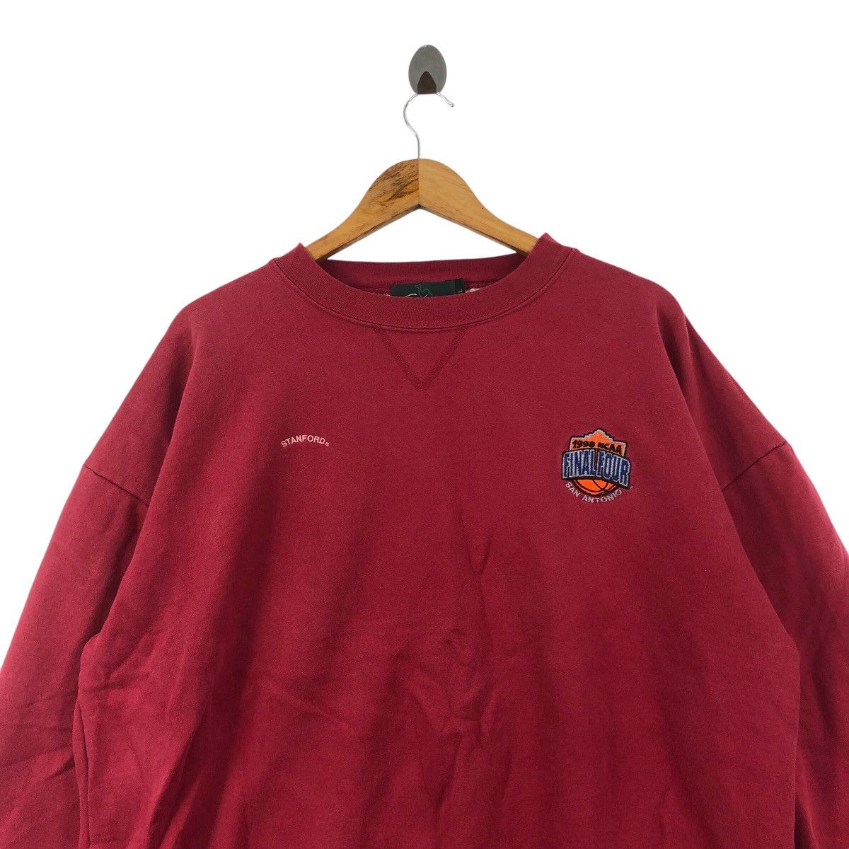 Vintage Vintage 1998 NCAA FINAL FOUR San Antonio Stanford Sweatshirt Size XL / US 12-14 / IT 48-50 - 2 Thumbnail