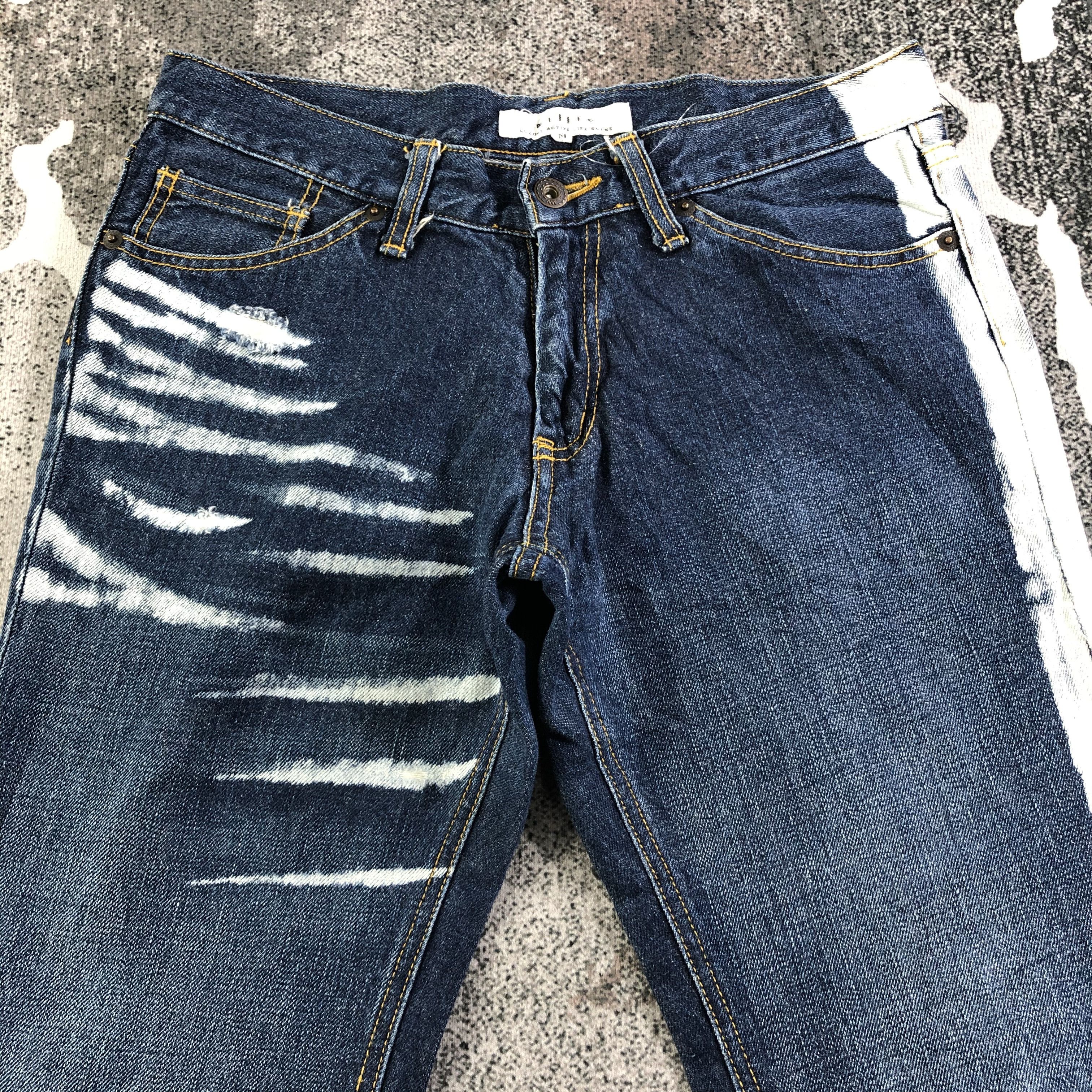 Japanese Brand Japanese Brand Acid Wash Flare Jeans KJ2109 Size US 30 / EU 46 - 3 Thumbnail