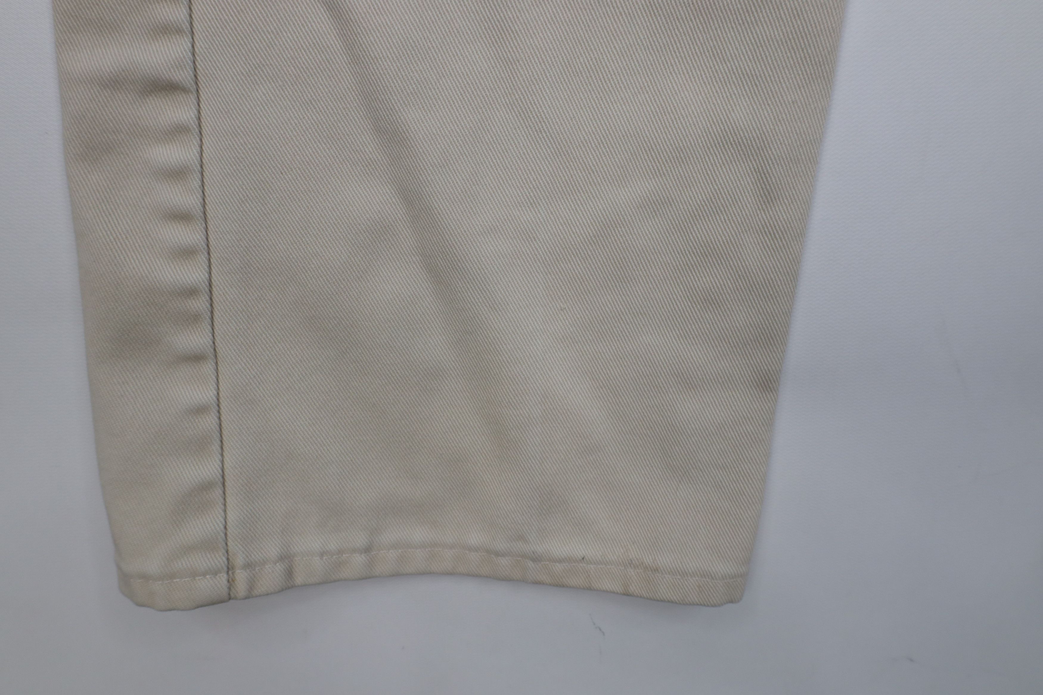 Vintage Vintage 70s Streetwear Twill Flared Wide Leg Jeans Beige USA Size US 32 / EU 48 - 5 Thumbnail