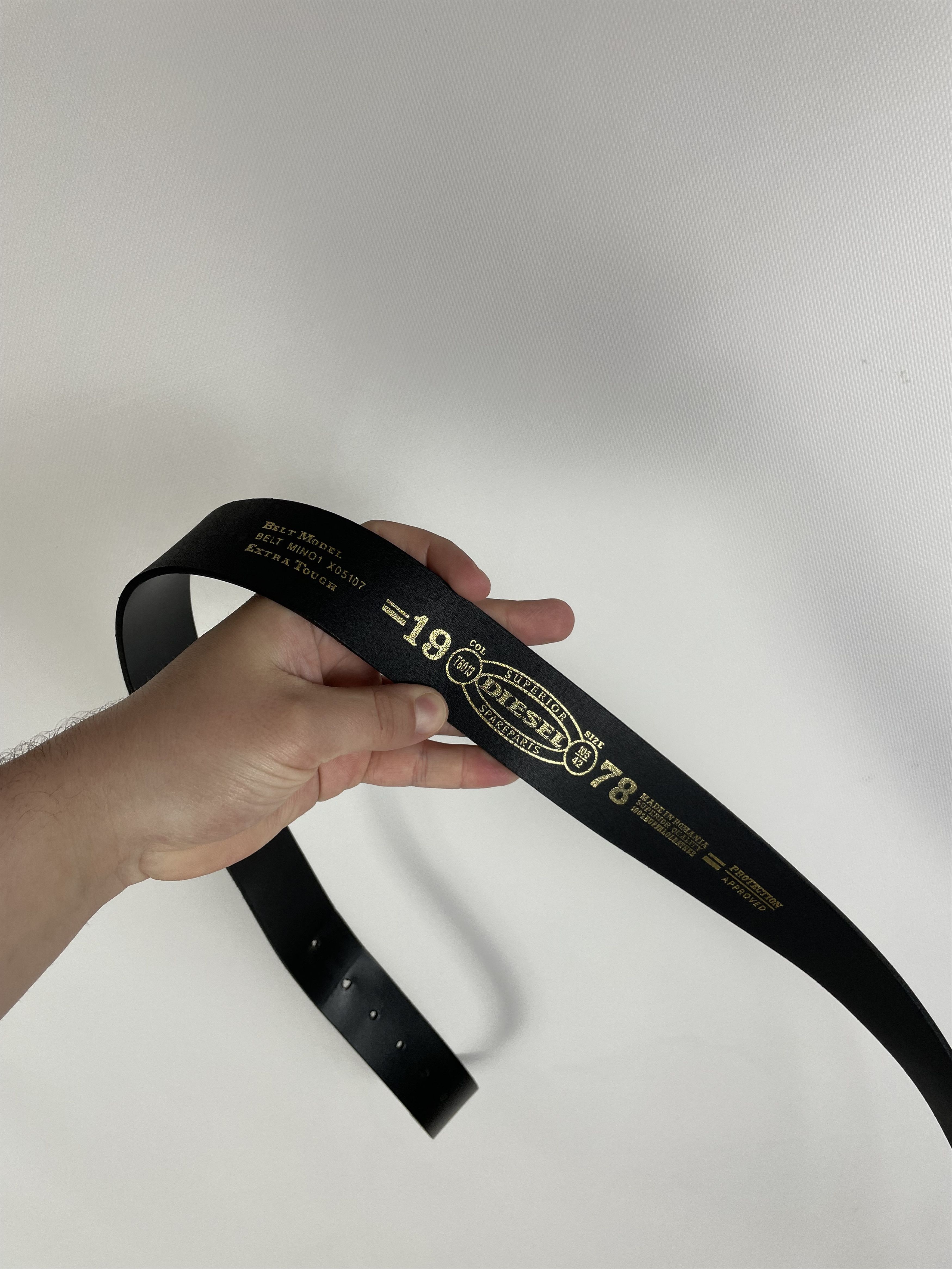 Diesel Vintage Leather Diesel Belt Size ONE SIZE - 4 Thumbnail