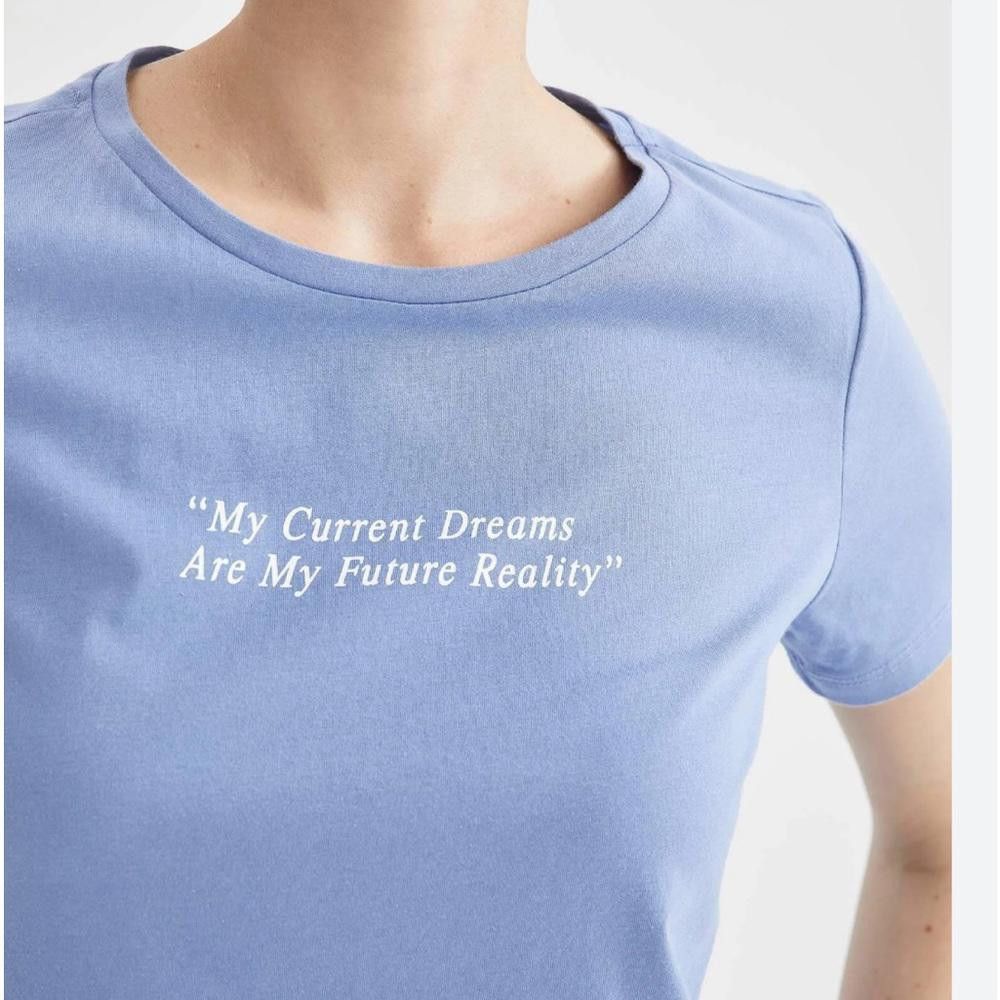 Zara Zara l My Current Dreams Are My Future Reality Tee Large Size L / US 10 / IT 46 - 1 Thumbnail
