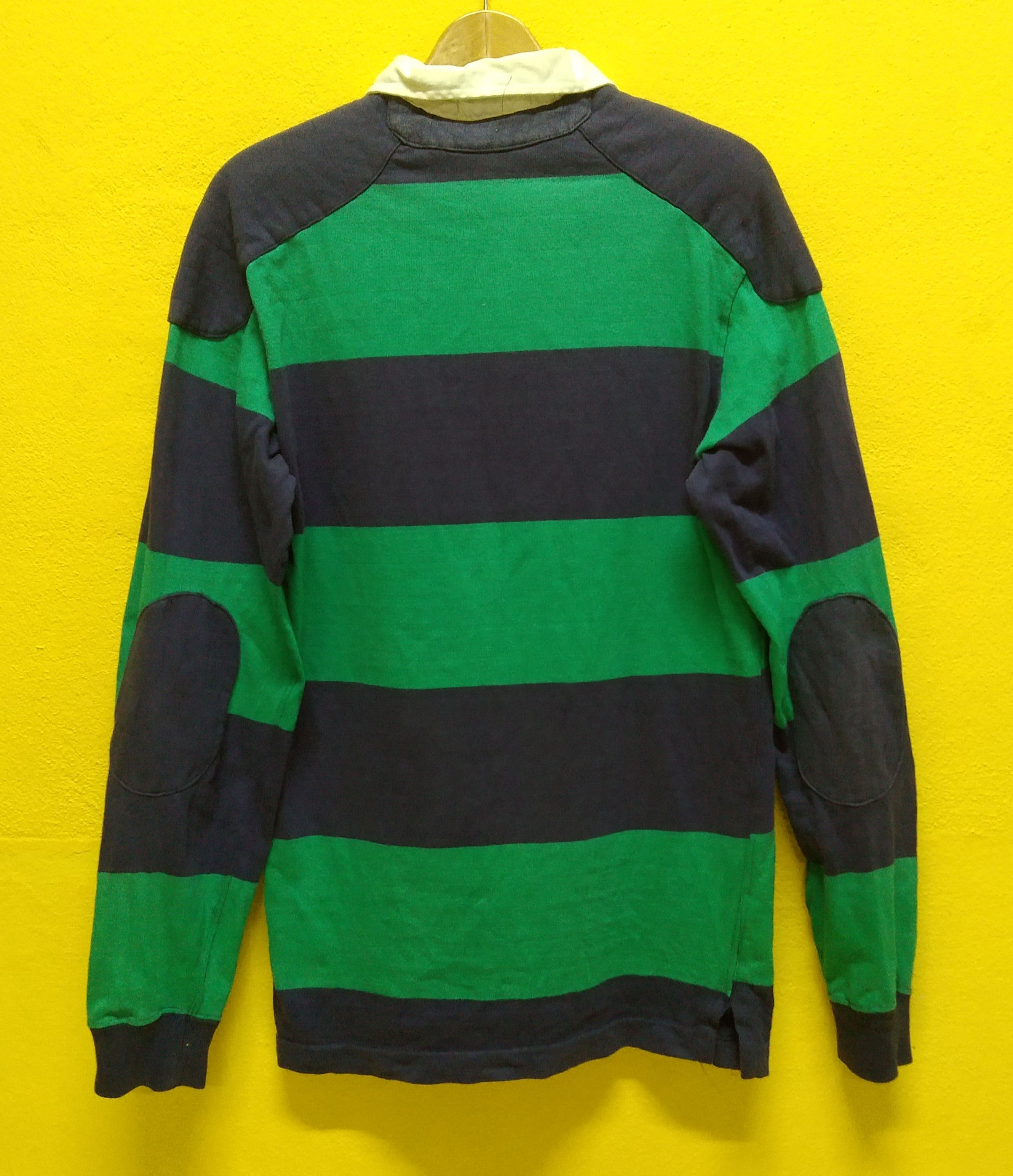 Polo Ralph Lauren × Ralph Lauren × Vintage Vintage Polo Ralph Lauren Rugby Long Sleeve Shirt Size US M / EU 48-50 / 2 - 2 Thumbnail