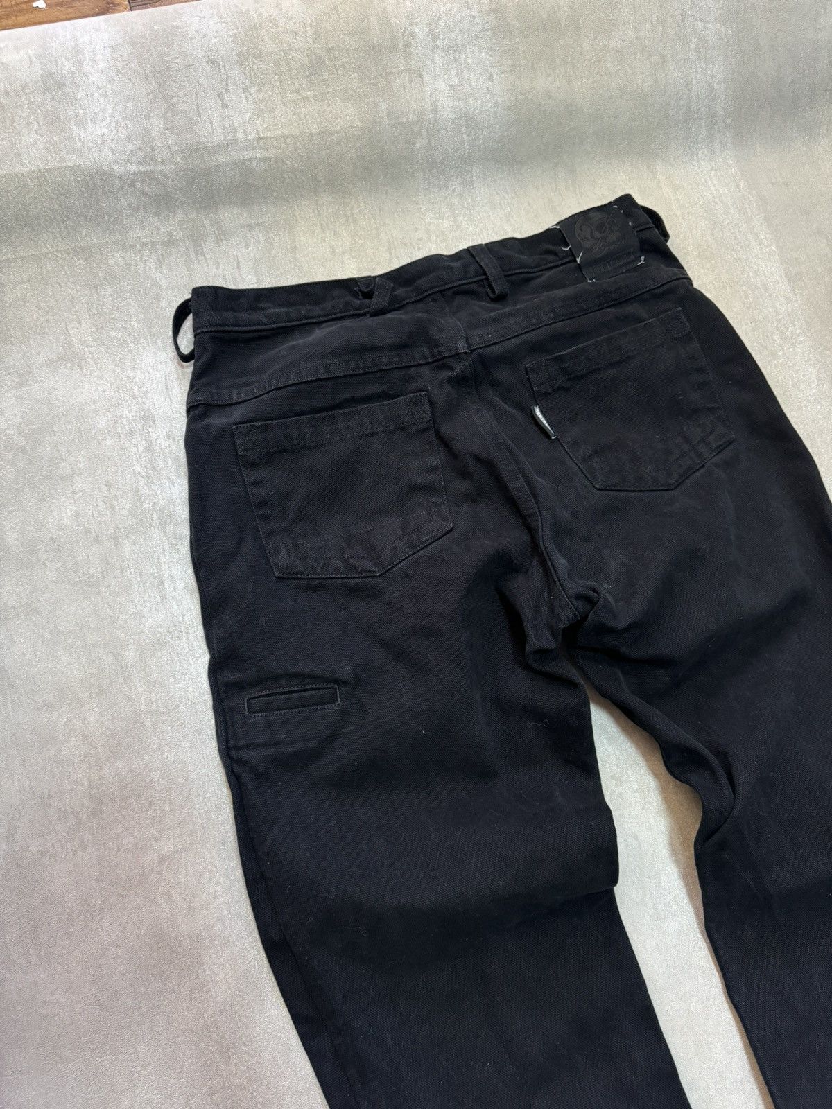 Other HEBTROCO CANDIANI DENIM JEANS ITALY JET BLACK DESIGNER 32/34 Size US 32 / EU 48 - 7 Thumbnail