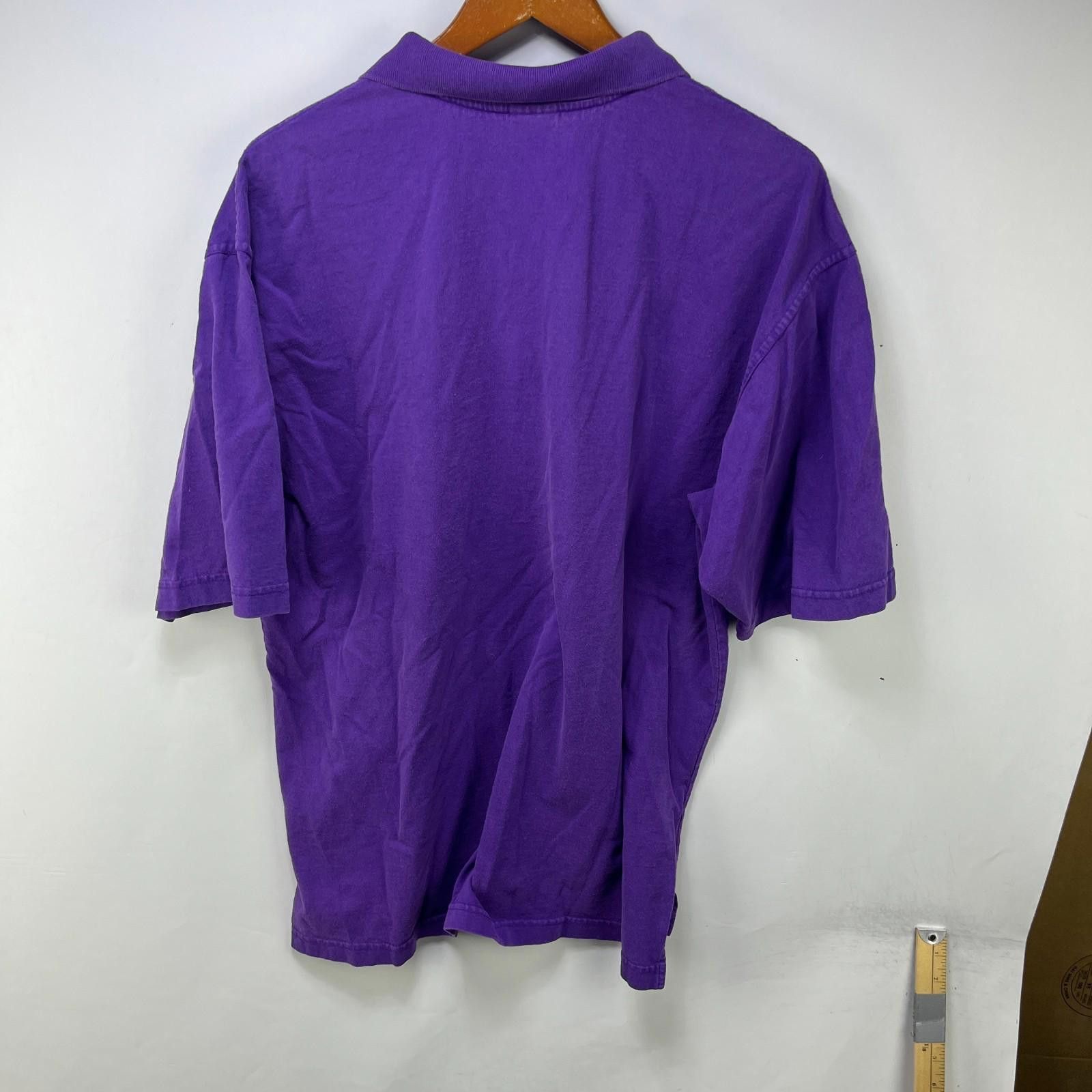 Nike Vintage 90s Nike Golf Swoosh Polo Purple Shirt XL Size US XL / EU 56 / 4 - 7 Thumbnail