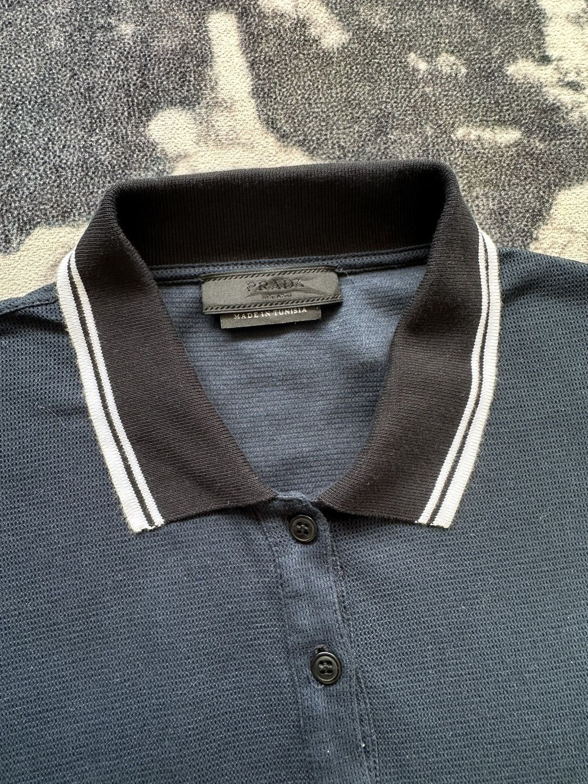 Prada 2010 S/S Prada polo tee Size S / US 4 / IT 40 - 4 Thumbnail
