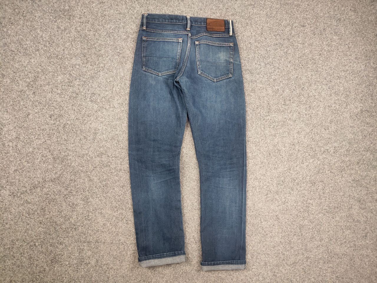 Gustin Gustin Selvedge Raw Blue Faded denim Slim Fit Jeans Size US 32 / EU 48 - 10 Thumbnail