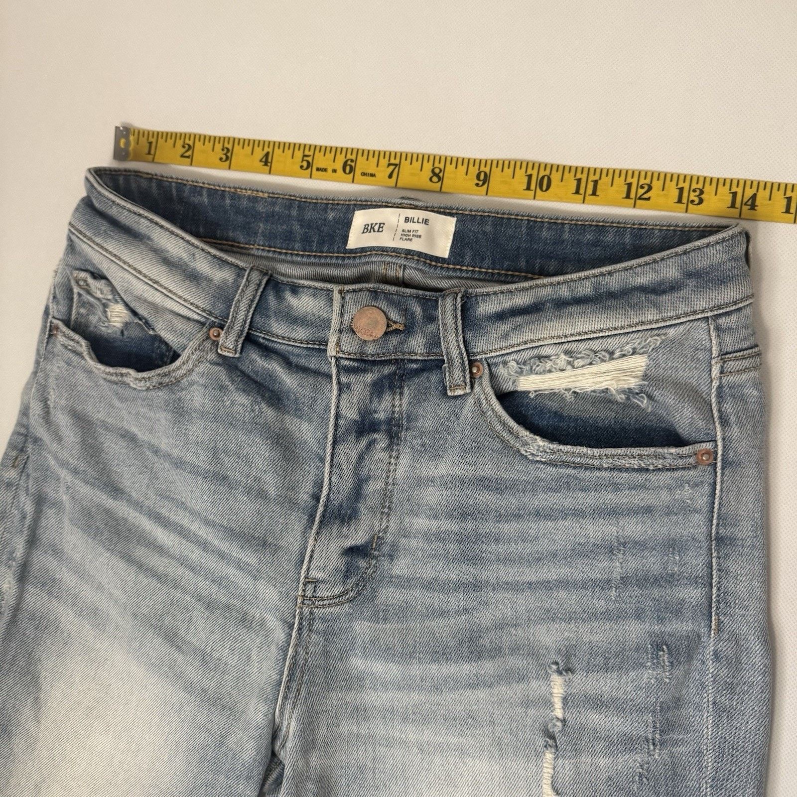 BKE BKE Buckle Billie Bootcut Denim Slim Fit High Rise Western Size 27" / US 4 / IT 40 - 7 Thumbnail