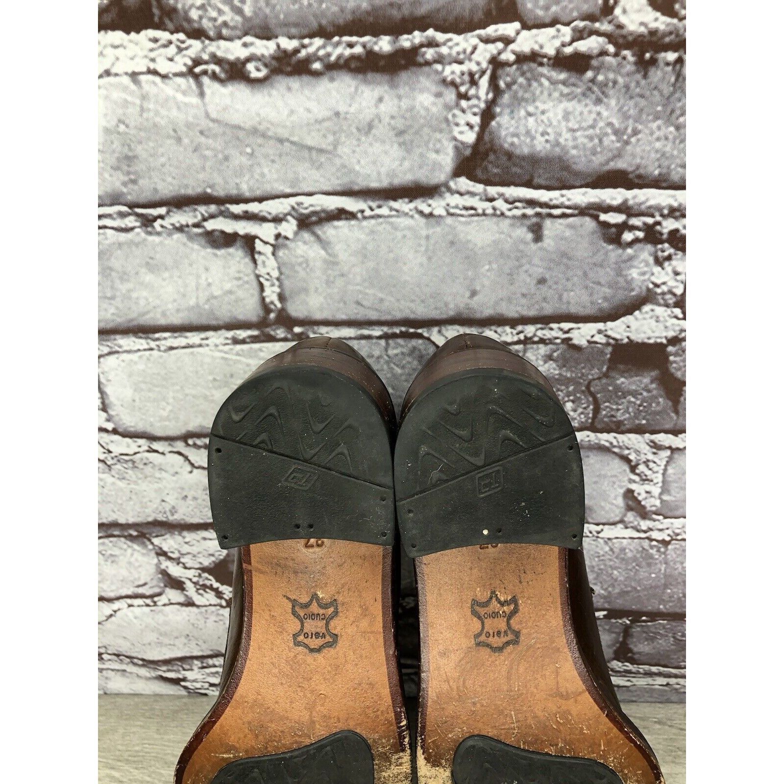 Other Elisheba Brown Leather Penny Loafer Pointed Toe Heel Shoes W Size US 6.5 / IT 36.5 - 19 Thumbnail