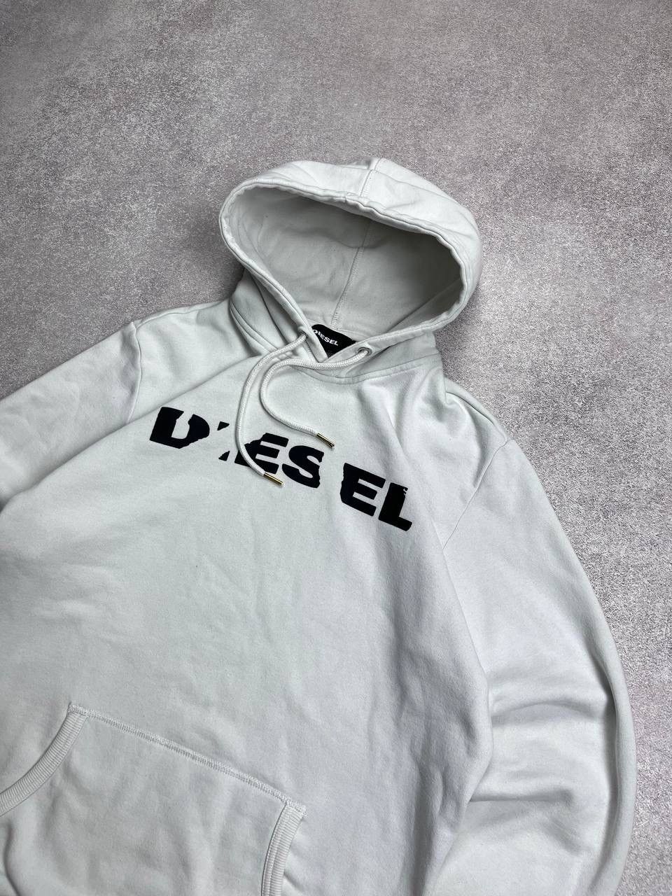Diesel × Vintage Vintage Diesel Spellout Boxy Hoodie Y2K M Size US M / EU 48-50 / 2 - 3 Thumbnail