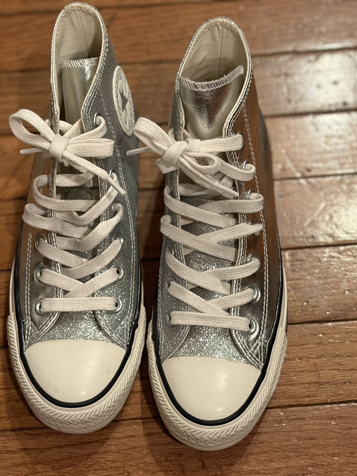 Converse Converse Womens Size 7 CTAS Shiny Metal Hi Size US 7 / IT 37 - 14 Thumbnail