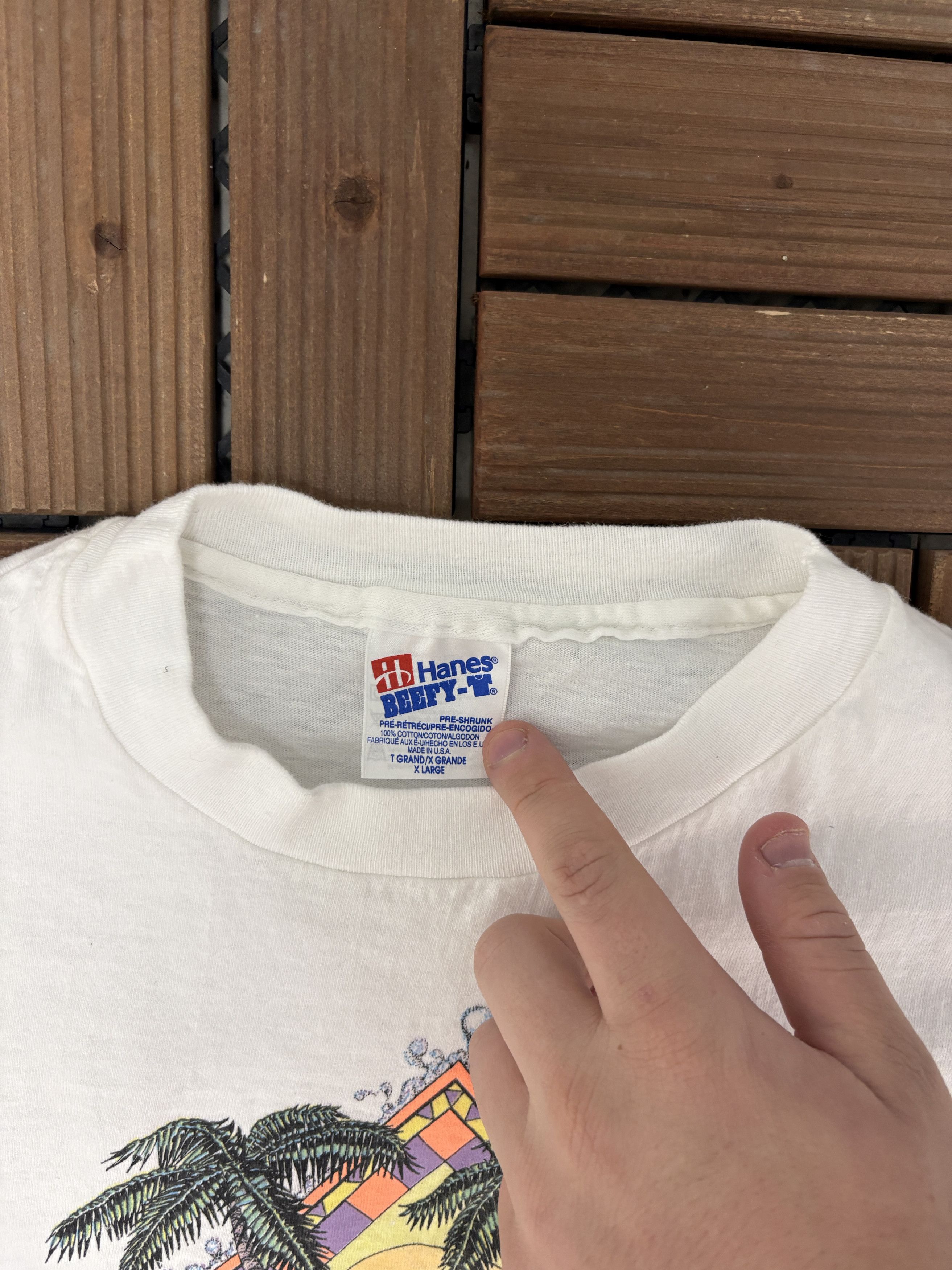 Vintage St. John Iguana House Vintage White T-Shirt Tee Size US XL / EU 56 / 4 - 5 Thumbnail