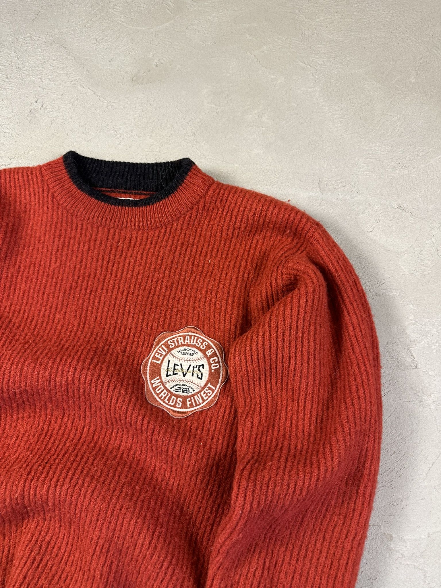 Levi's 90s Vintage Levi's Wool Knit Boxy Sweater Size US M / EU 48-50 / 2 - 7 Thumbnail
