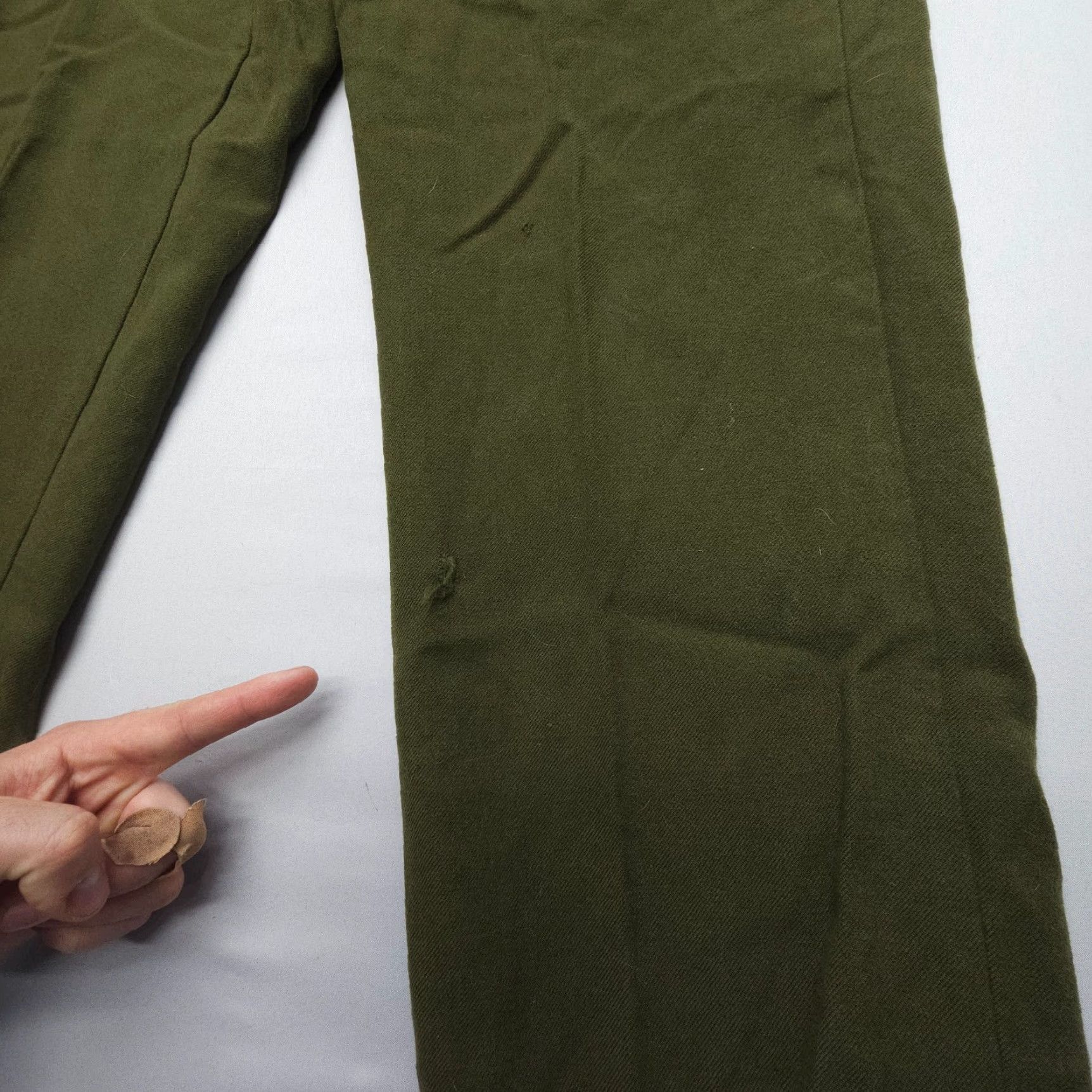 Vintage VINTAGE Tennesse Apparel Corp M-1951 Cold Weather Wool Trousers Mens M 32 x 29 Green Army Workwear Pants Size US 31 - 3 Thumbnail