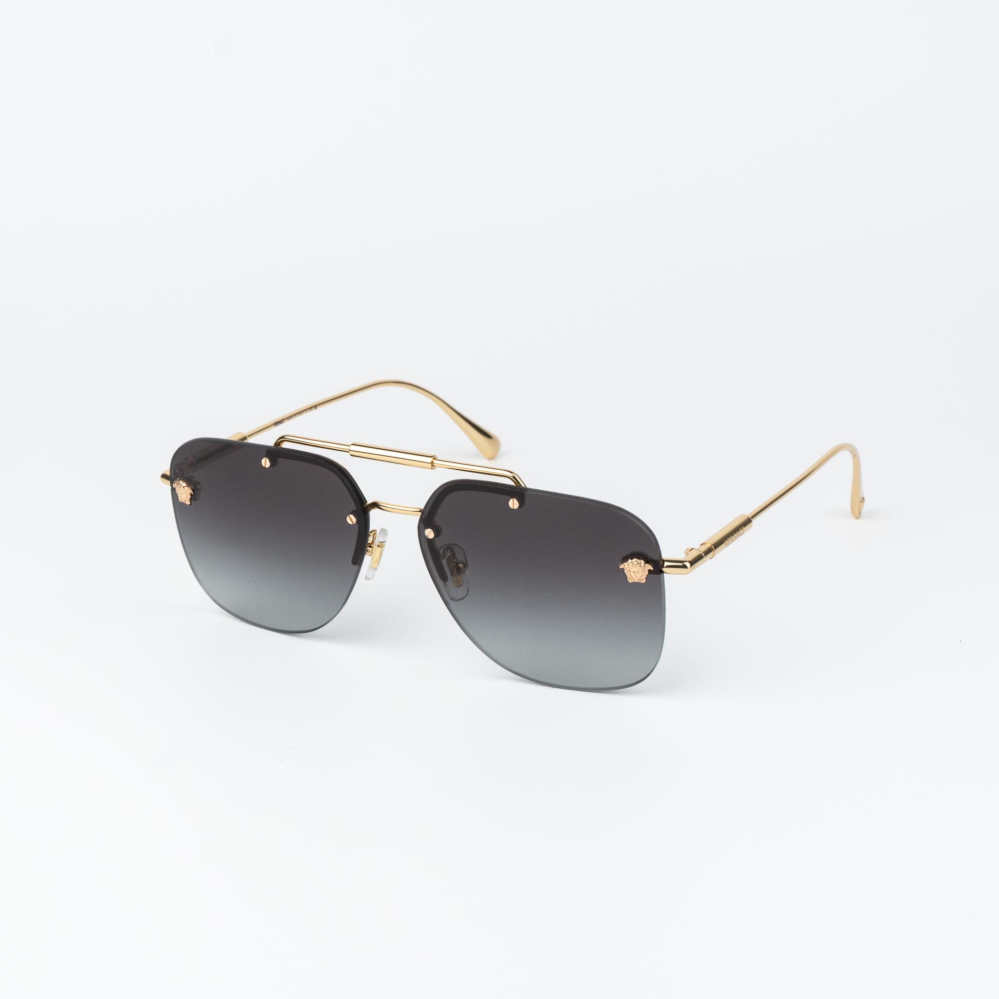 Versace Versace Men Sunglasses Pilot VE2296 100284 NEW AUTHENTIC Size ONE SIZE - 3 Thumbnail
