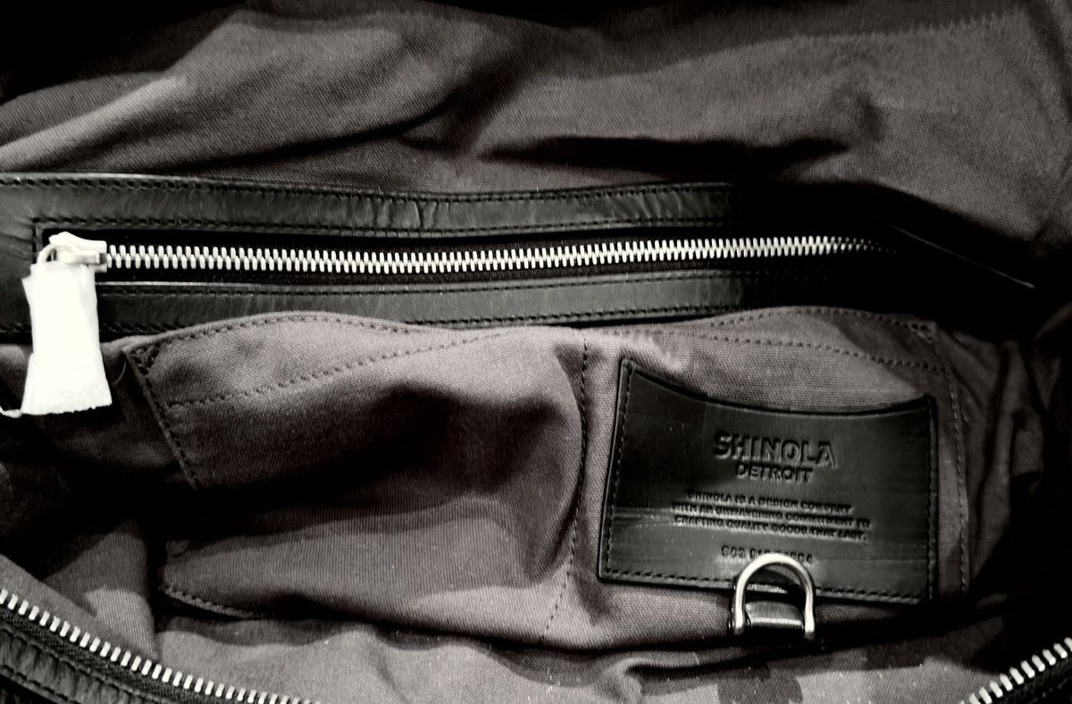 Shinola SHINOLA - black leather duffle, BRAND NEW, NEVER USED! Size ONE SIZE - 8 Thumbnail