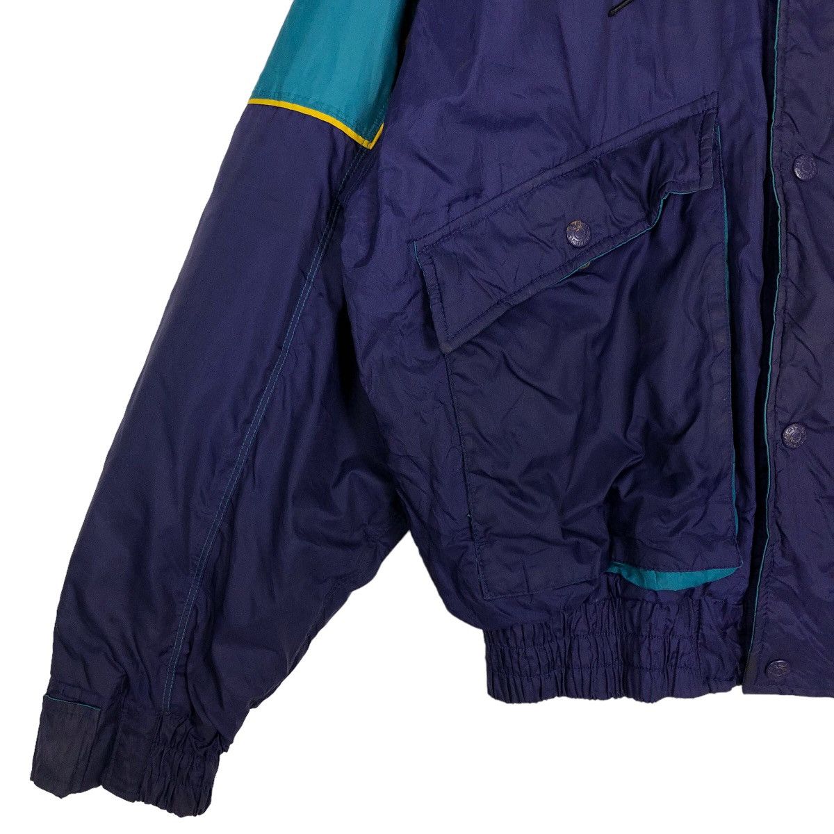 Japanese Brand 🔥Vtg Bomber Jacket Bondage Lipner Racing Big Logo Size US L / EU 52-54 / 3 - 3 Thumbnail