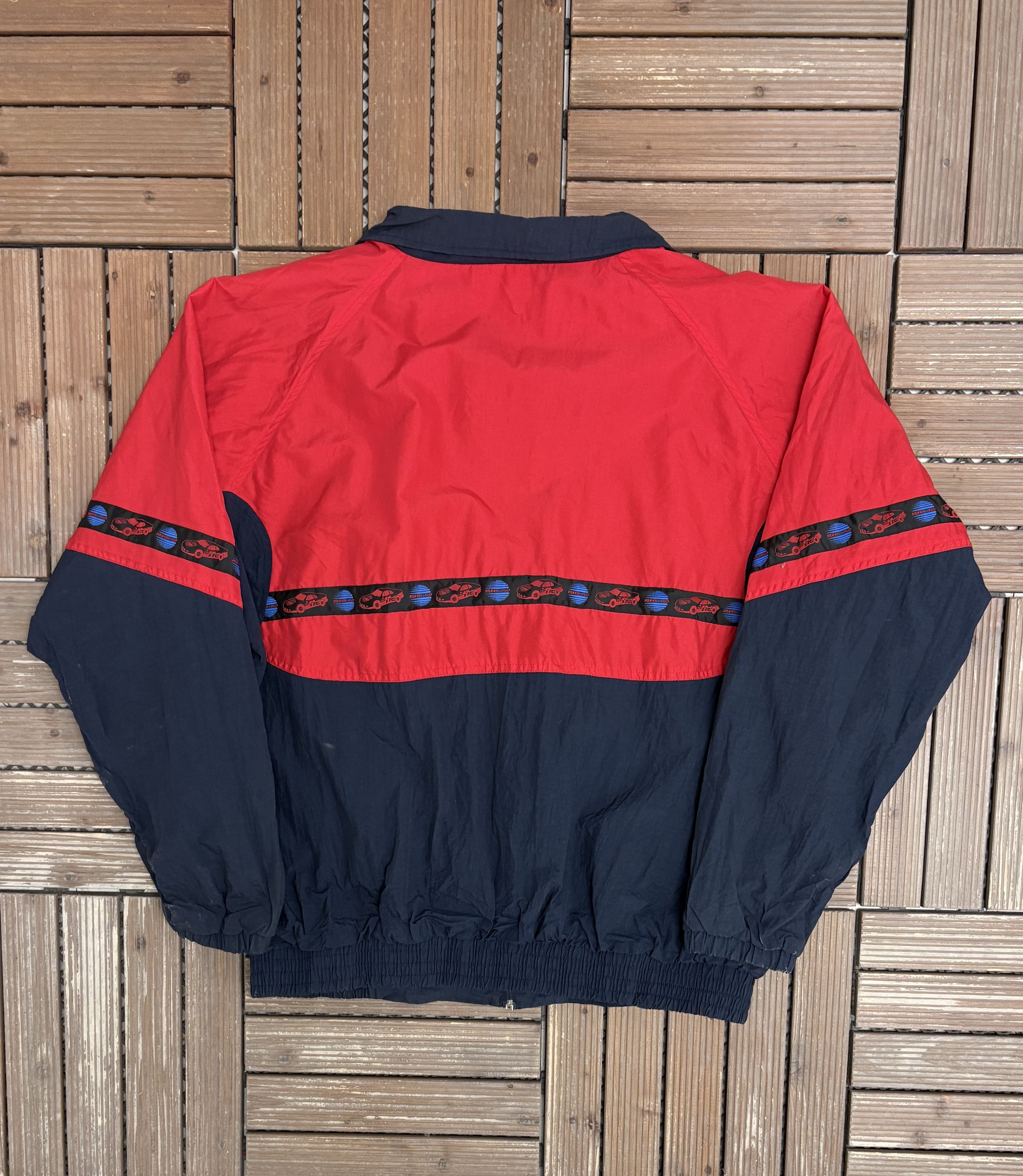 Vintage Kleen Flo Racing Embroidered Vintage Windbreaker Jacket Size US XL / EU 56 / 4 - 4 Thumbnail