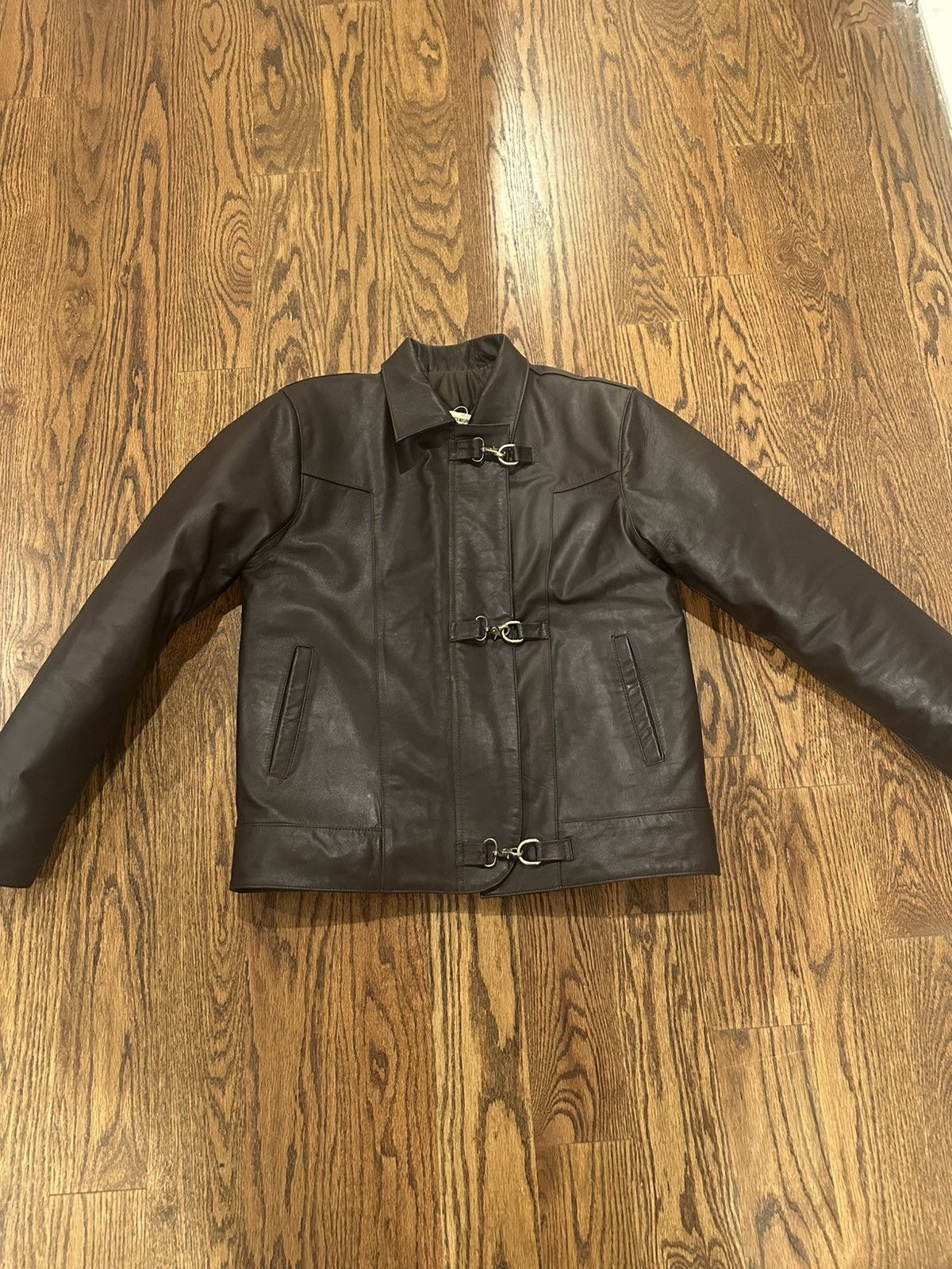 Mutimer Aged Heavy Wash Leather Jacket | Grailed