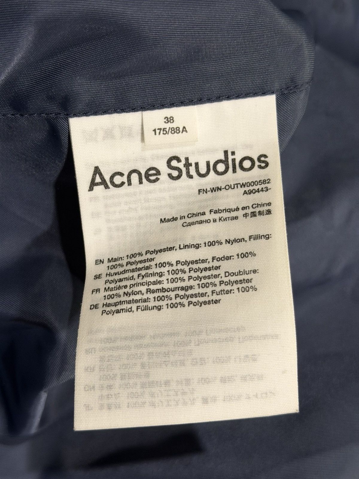 Acne Studios Acnes Studios Olana Distressed Wash Green Bondage Bomber Size US M / EU 48-50 / 2 - 17 Thumbnail