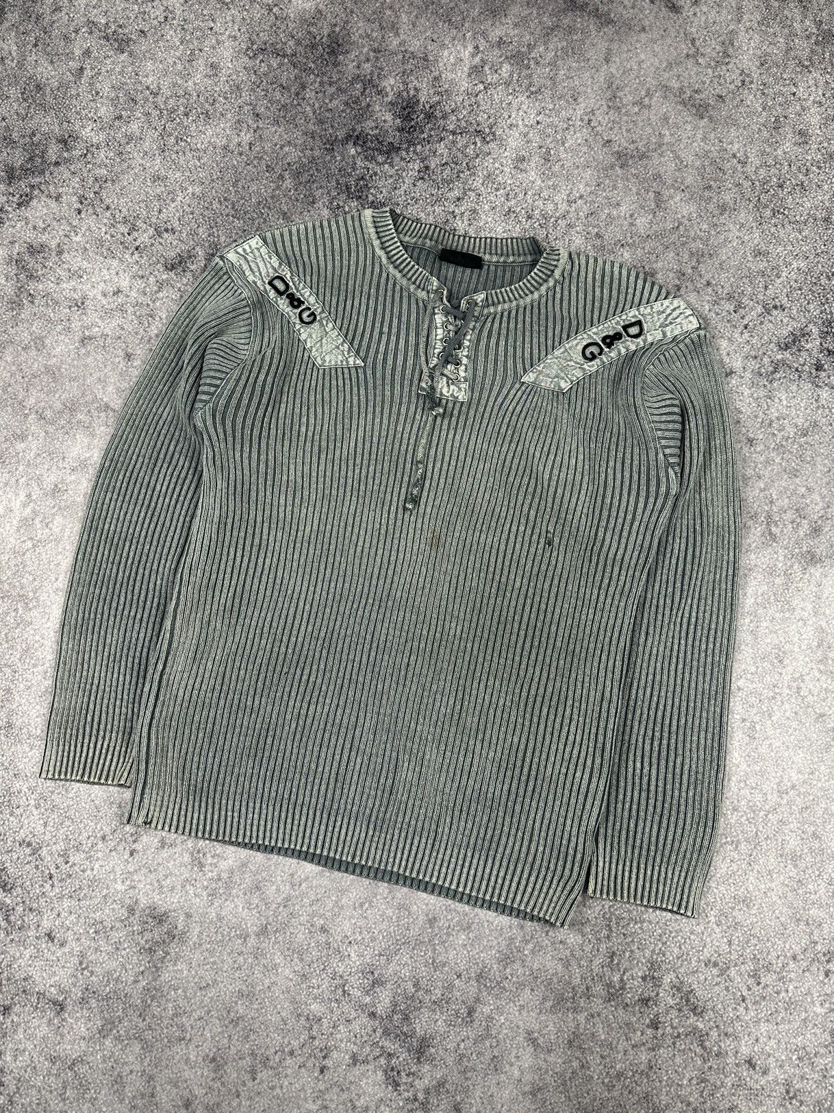 Other Y2K Vintage Dolce&Gabbana Sweater Very Rare 90s Avant Garde Size US XL / EU 56 / 4 - 1 Thumbnail